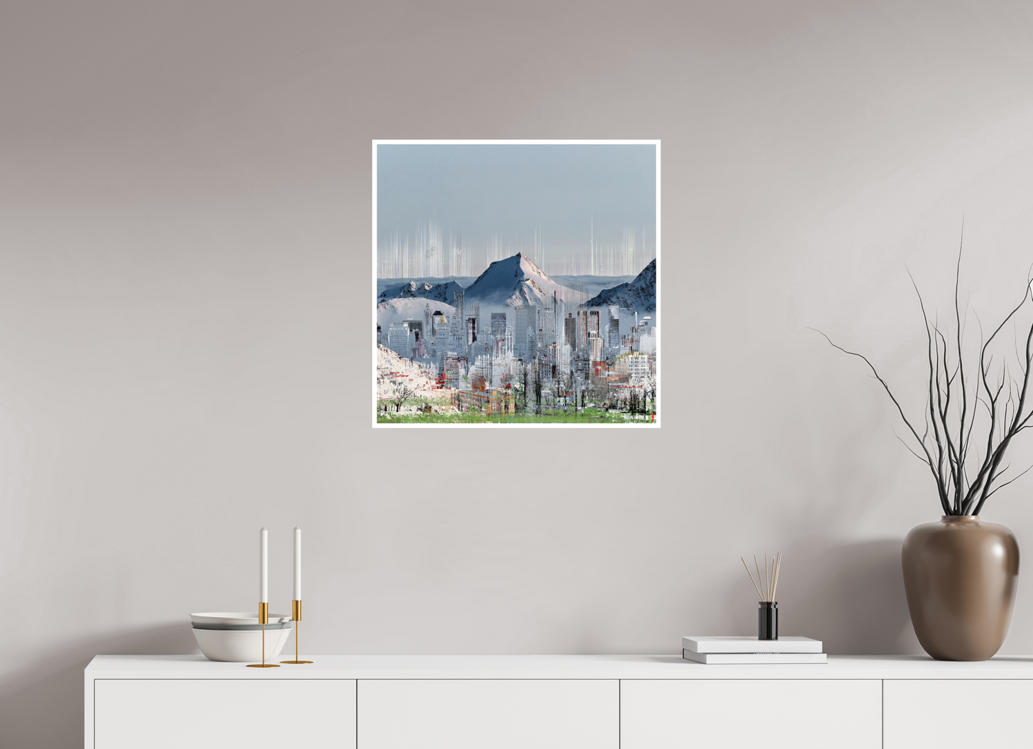 60 x 60 cm, Fine Art Print Hahnemühle William Turner RED³ HP Mafuane II