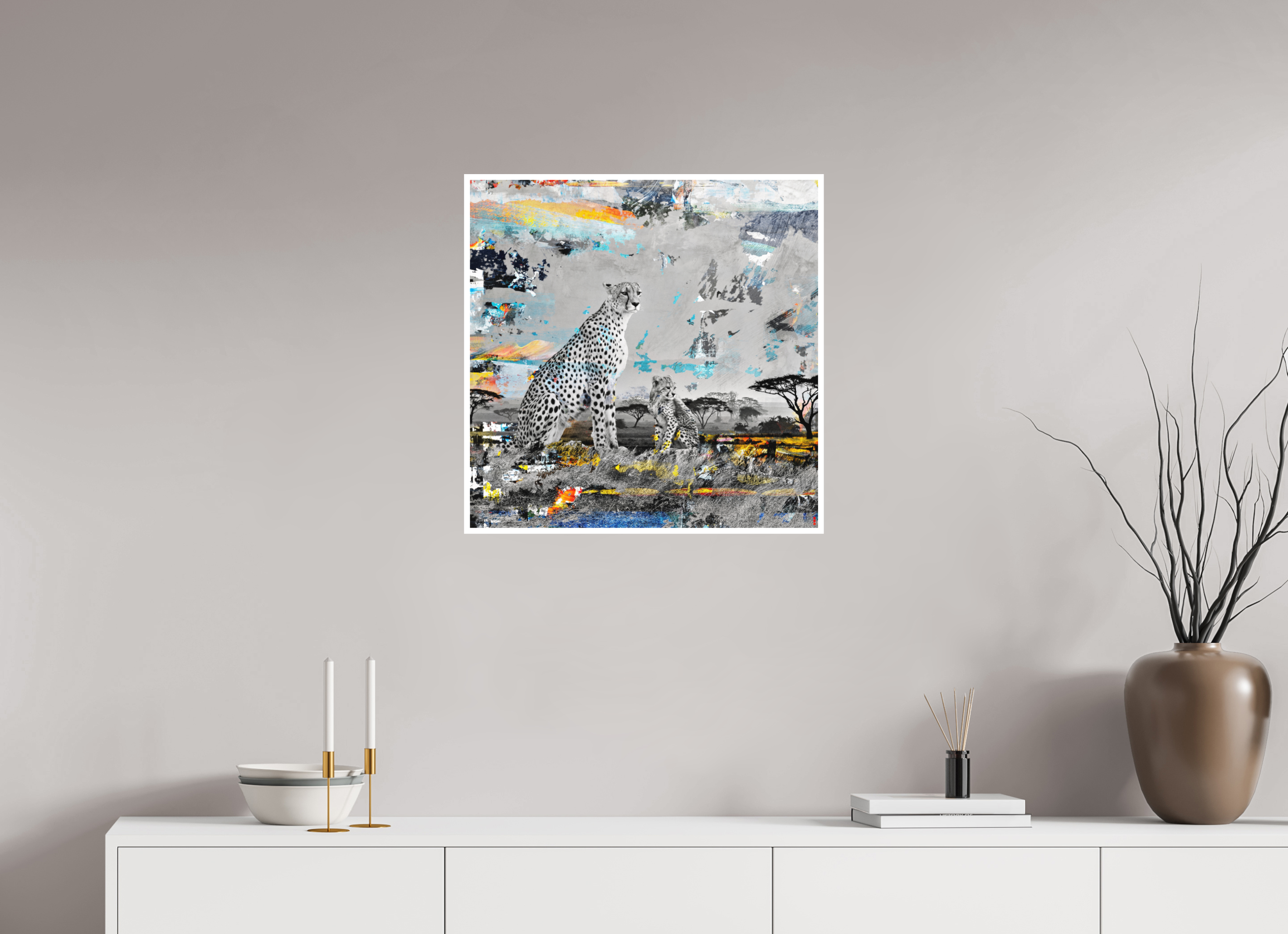 60 x 60 cm, Fine Art Print Hahnemühle William Turner RED³ WC Ladebayo II