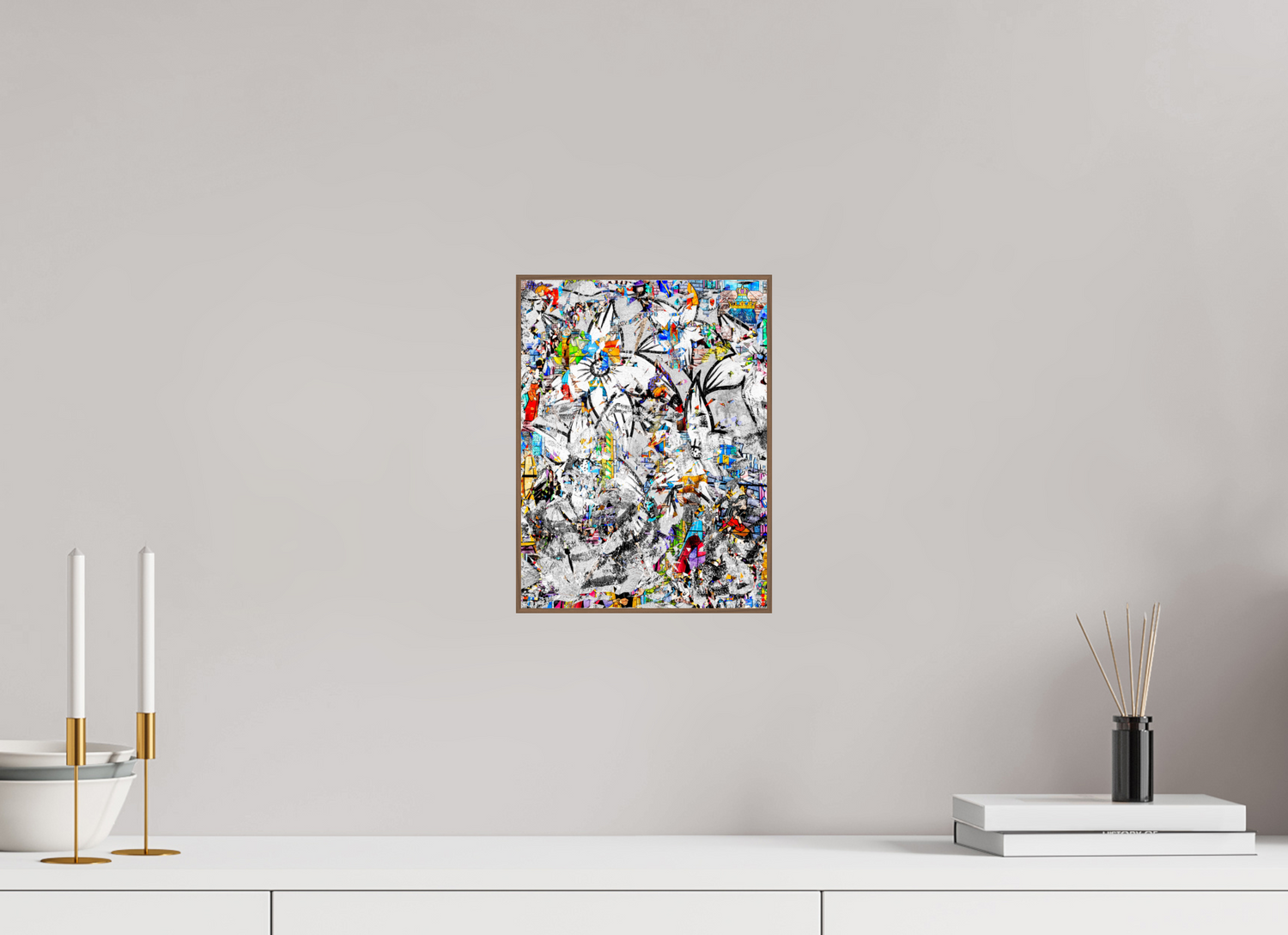 21 x 28 cm, Foto in ArtBox aus Massivholz Nussbaum RED³ SCSI Miraaj III