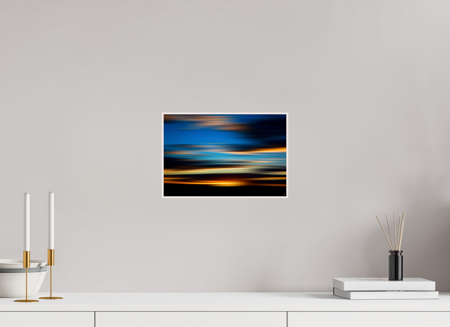 30 x 20 cm, Foto in ArtBox aus Massivholz Ahorn weiß RED³ PH Nahara I