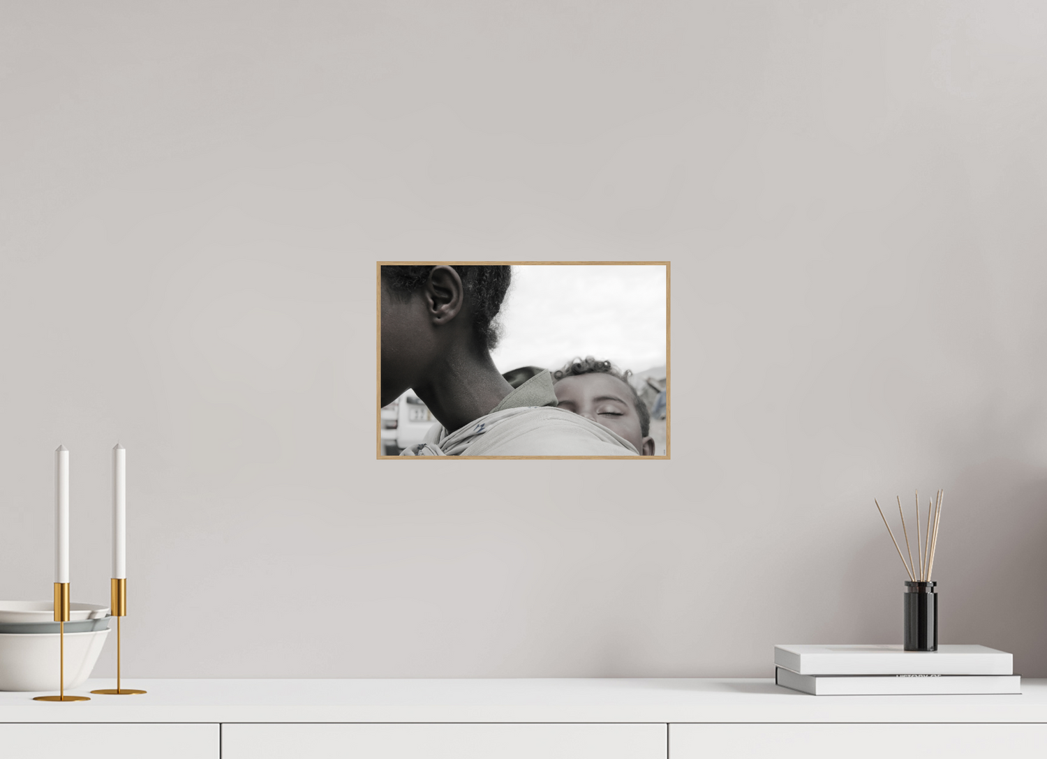 30 x 20 cm, Foto in ArtBox aus Massivholz Eiche natur RED³ PH Machui I