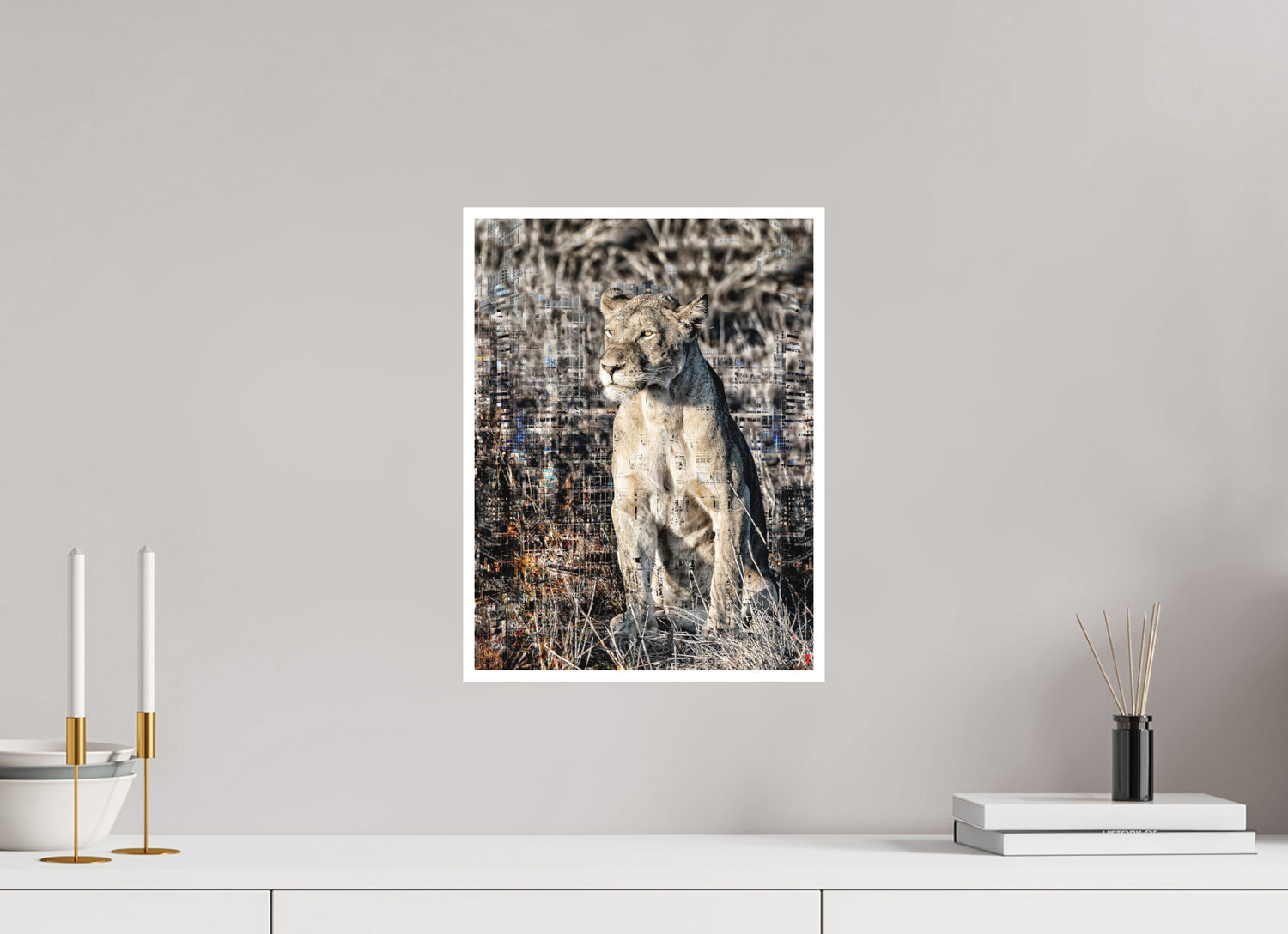 30 x 40 cm, Fine Art Print Hahnemühle William Turner RED³ WC Adwoa III