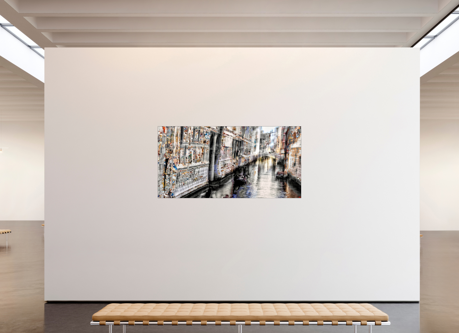 200 x 100 cm, Slimline Einfassung schwarz unter 2mm Acrylglas FA HP Amari V