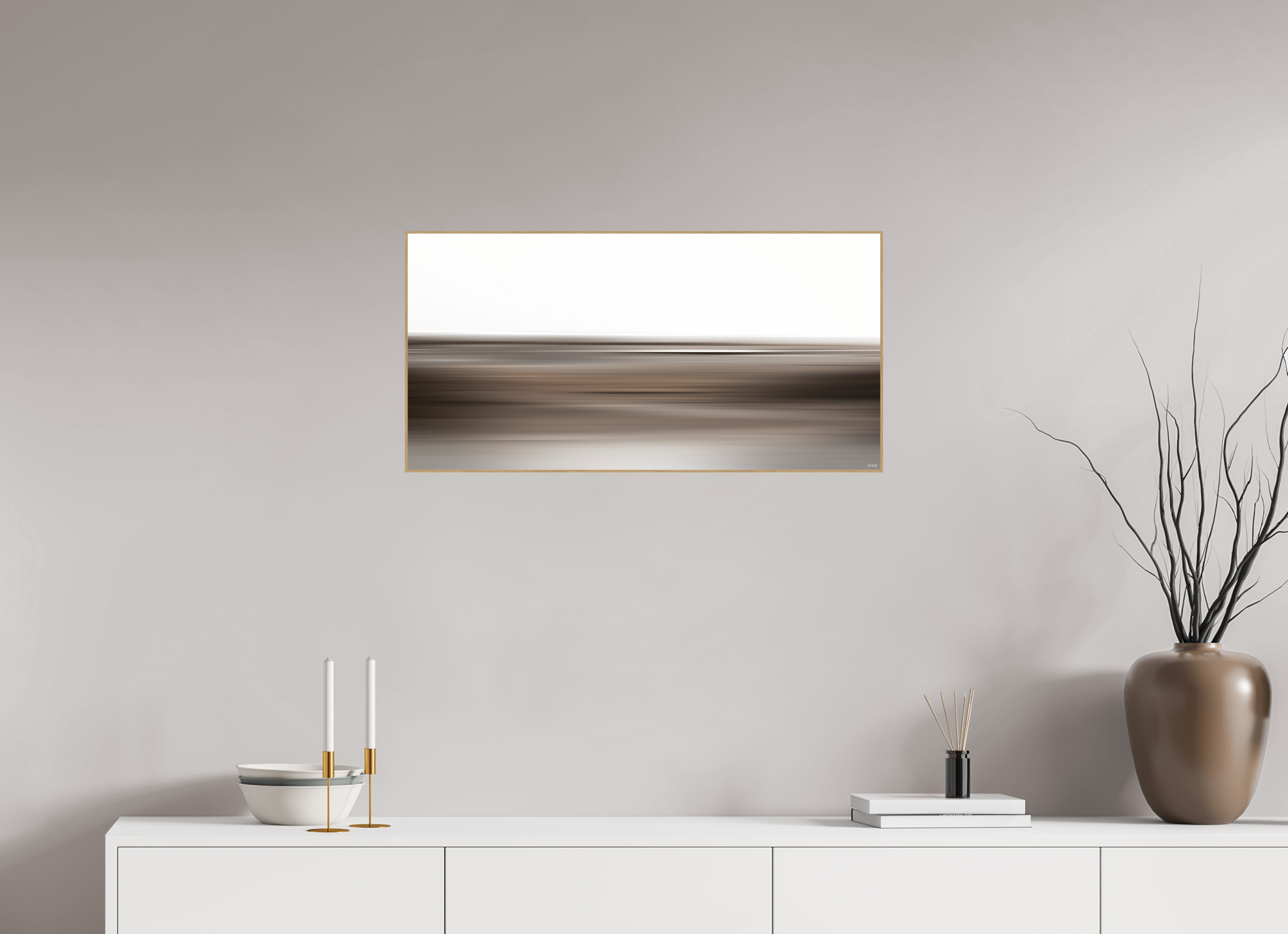 80 x 40 cm, Foto in ArtBox aus Massivholz Eiche natur RED³ PH Adisa V