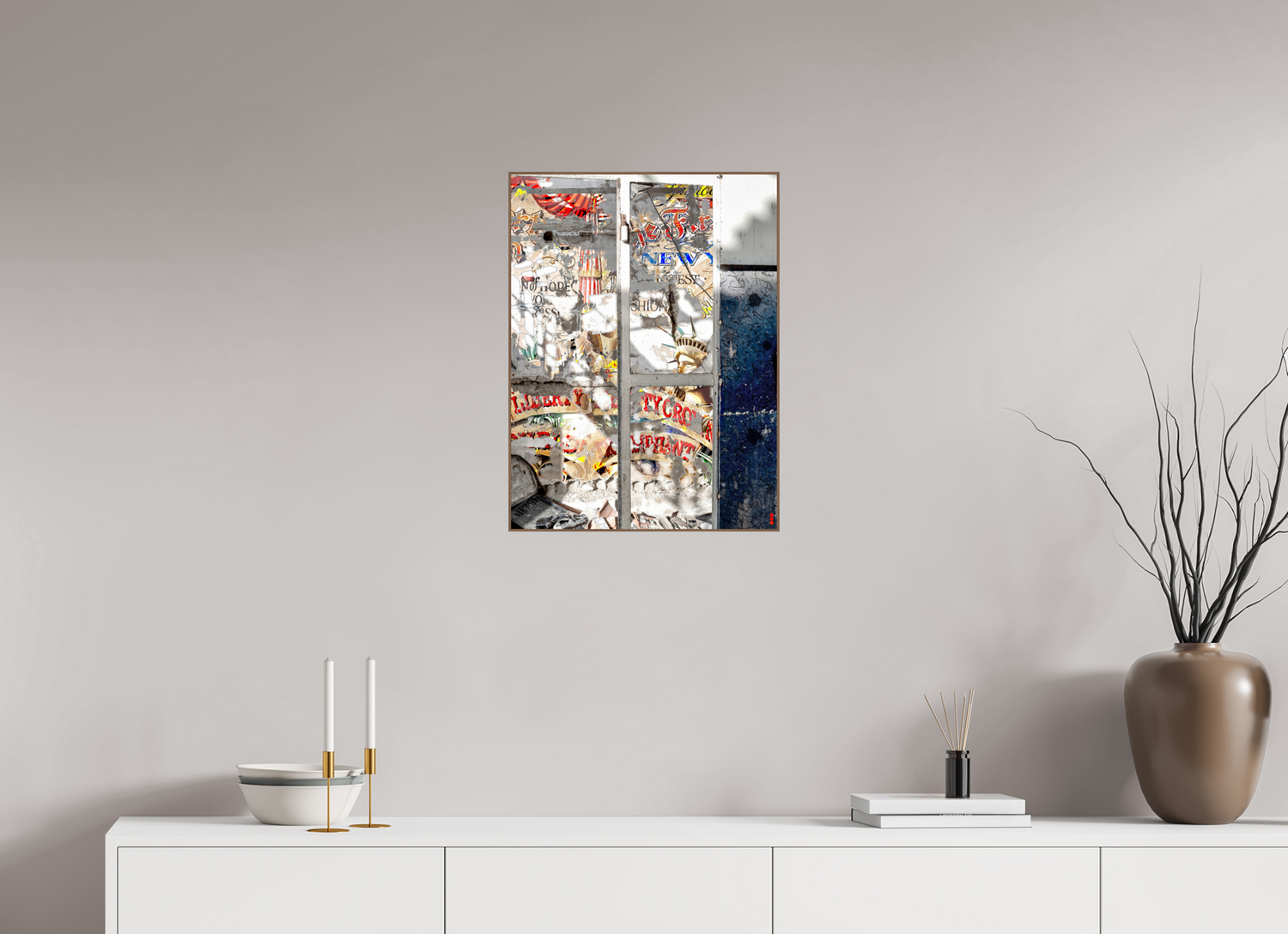 45 x 60 cm, Foto in ArtBox aus Massivholz Nussbaum RED³ SCSI Malahat III