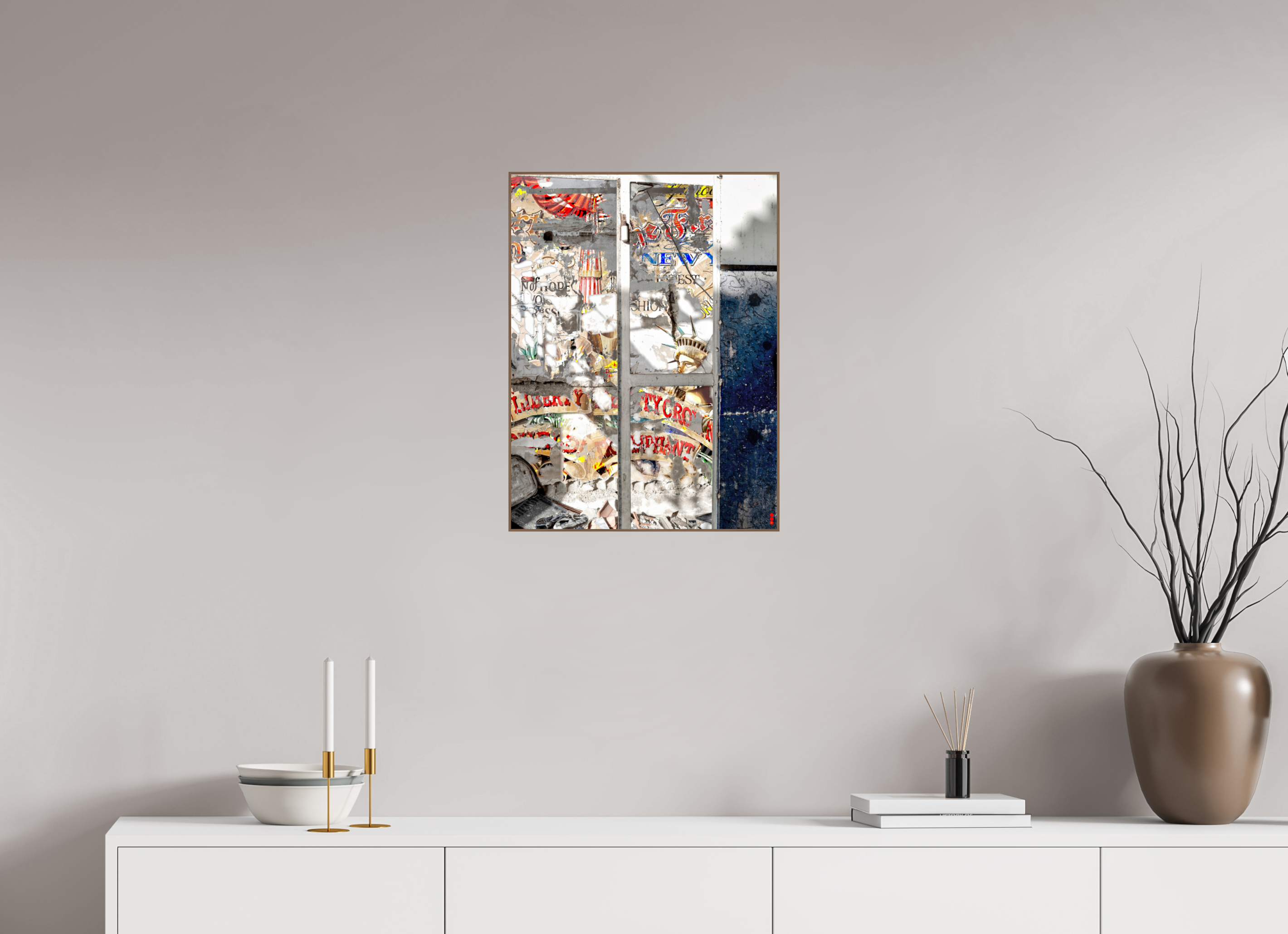 45 x 60 cm, Foto in ArtBox aus Massivholz Nussbaum RED³ SCSI Malahat III