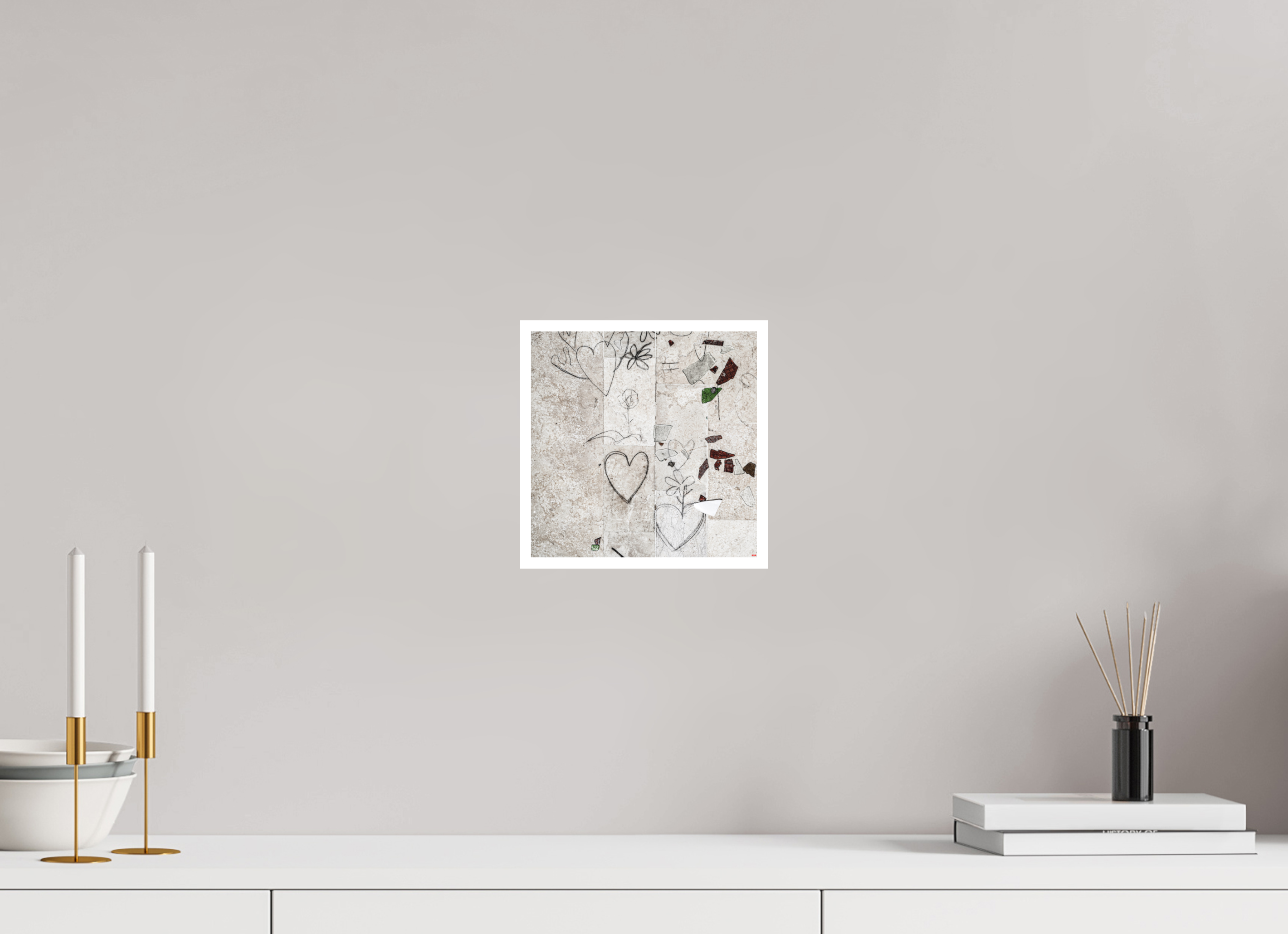 20 x 20 cm, Fine Art Print Hahnemühle William Turner RED³ PH Chandelier II