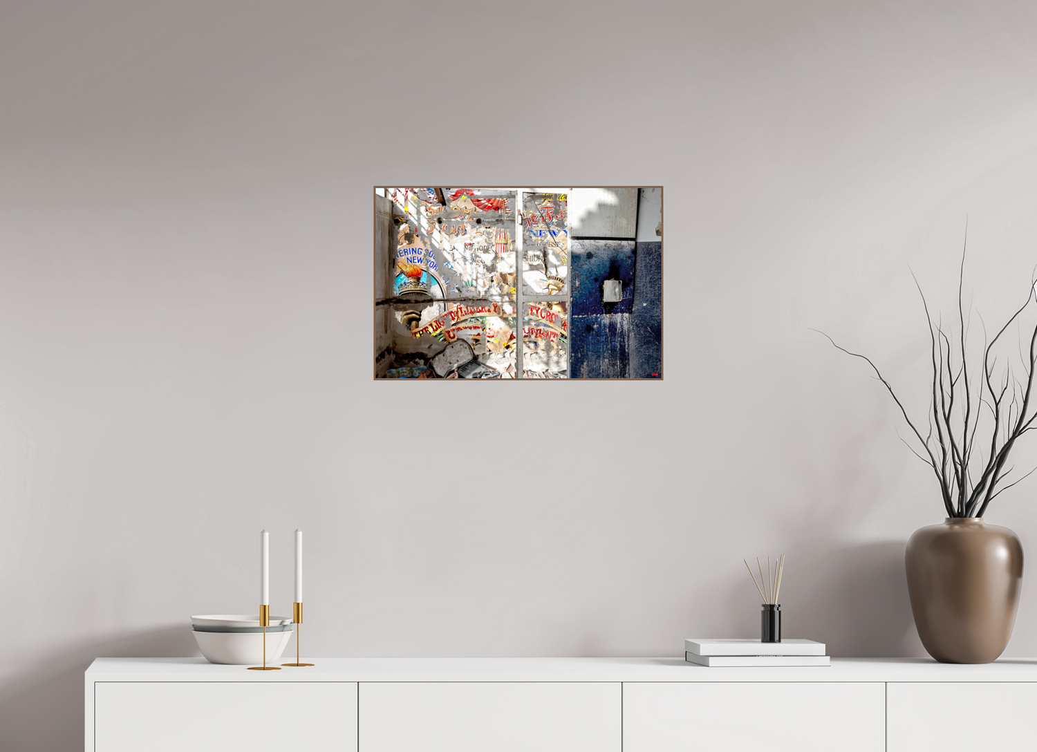 60 x 40 cm, Foto in ArtBox aus Massivholz Nussbaum RED³ SCSI Malahat I