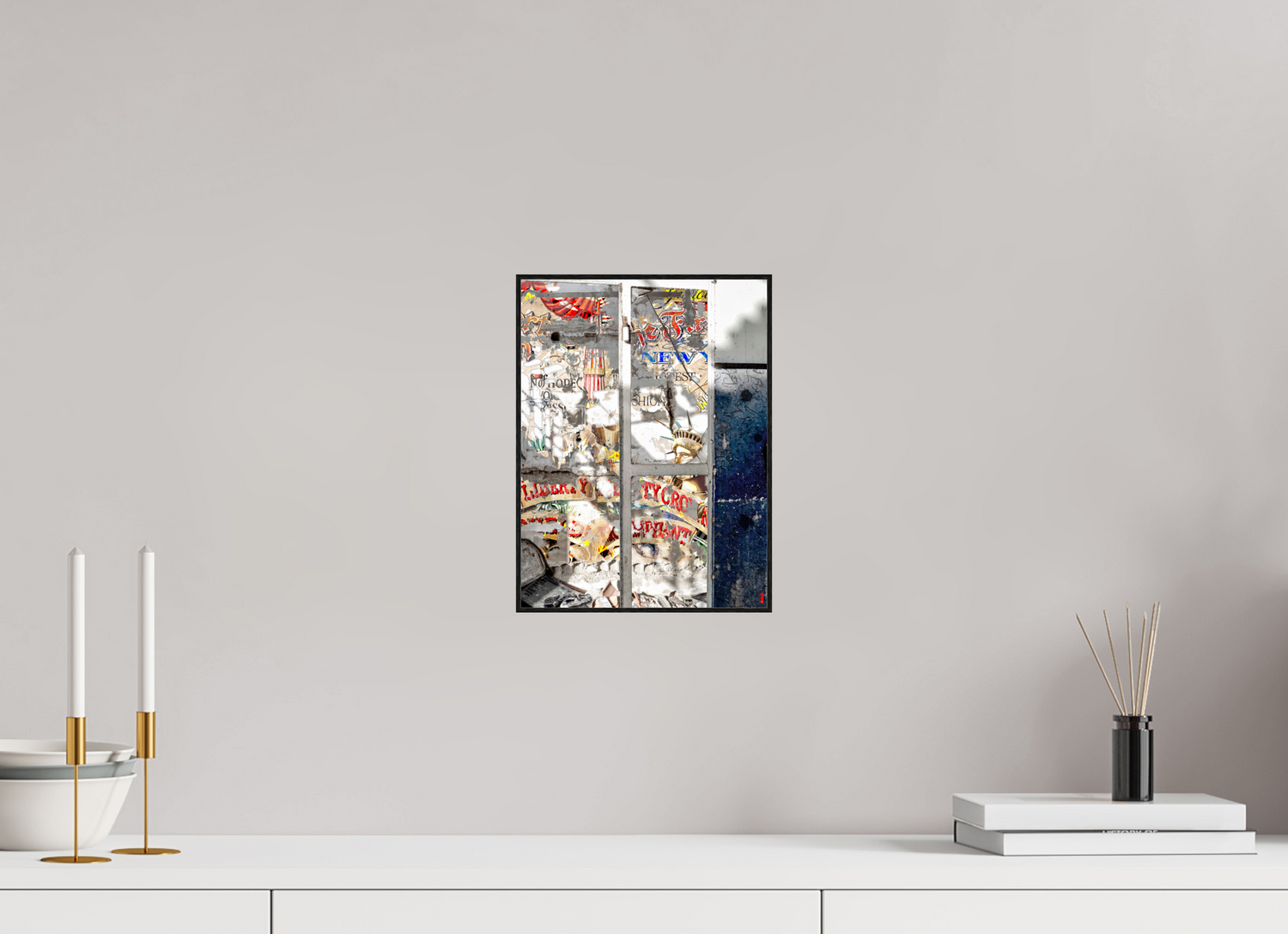 21 x 28 cm, Foto in ArtBox aus Massivholz Eiche schwarz RED³ SCSI Malahat III