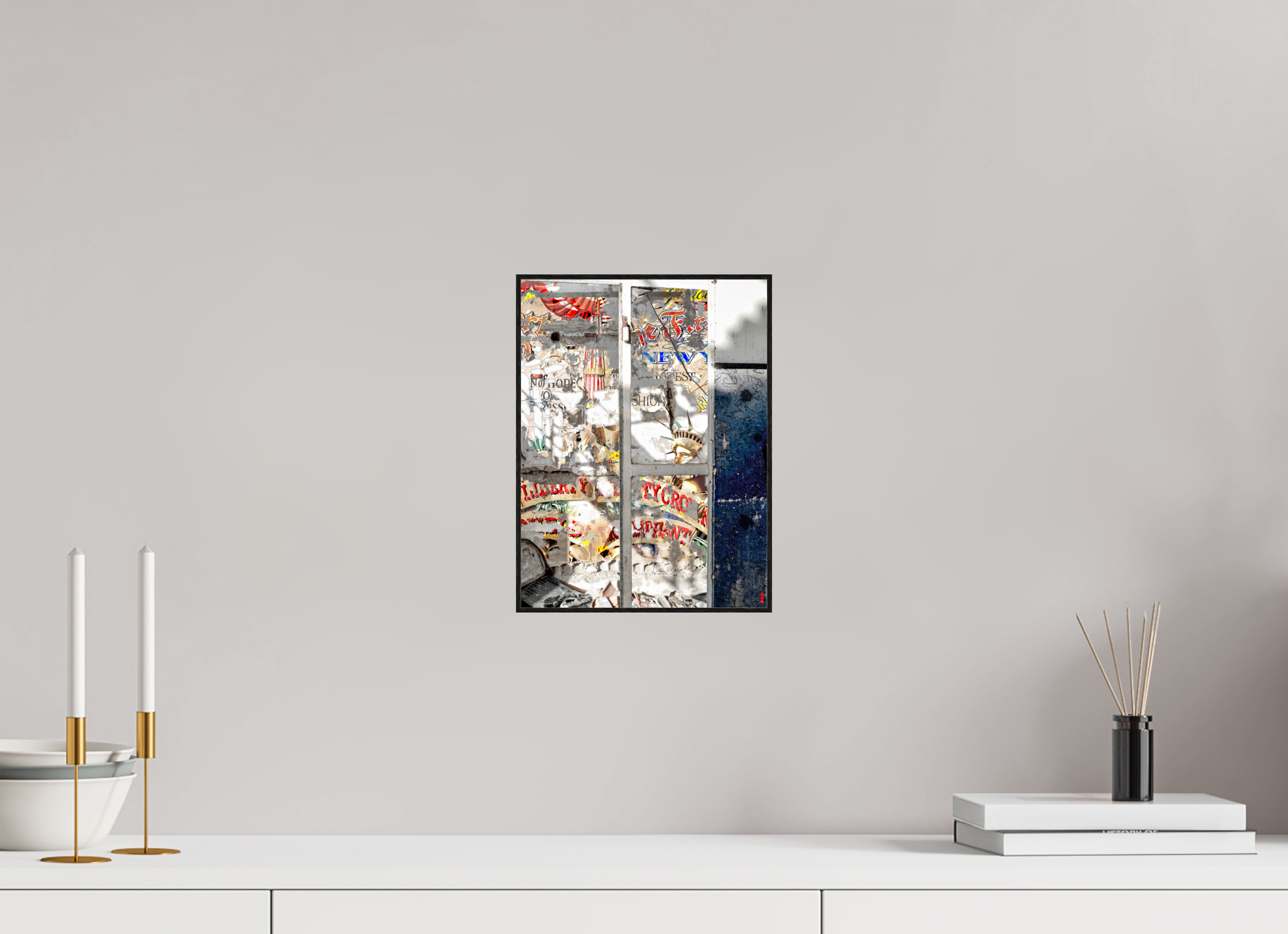 21 x 28 cm, Foto in ArtBox aus Massivholz Eiche schwarz RED³ SCSI Malahat III