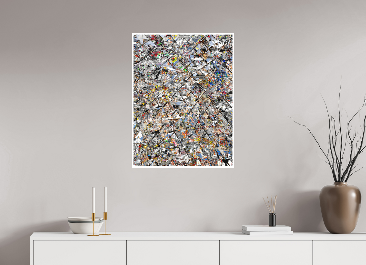 60 x 80 cm, Fine Art Print Hahnemühle William Turner RED³ HP Lacrimosa III