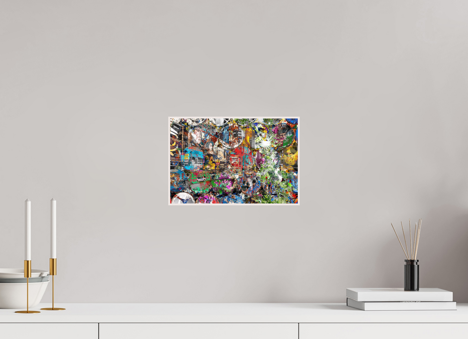 30 x 20 cm, Foto in ArtBox aus Massivholz Ahorn weiß RED³ HP Winston churchills boy I