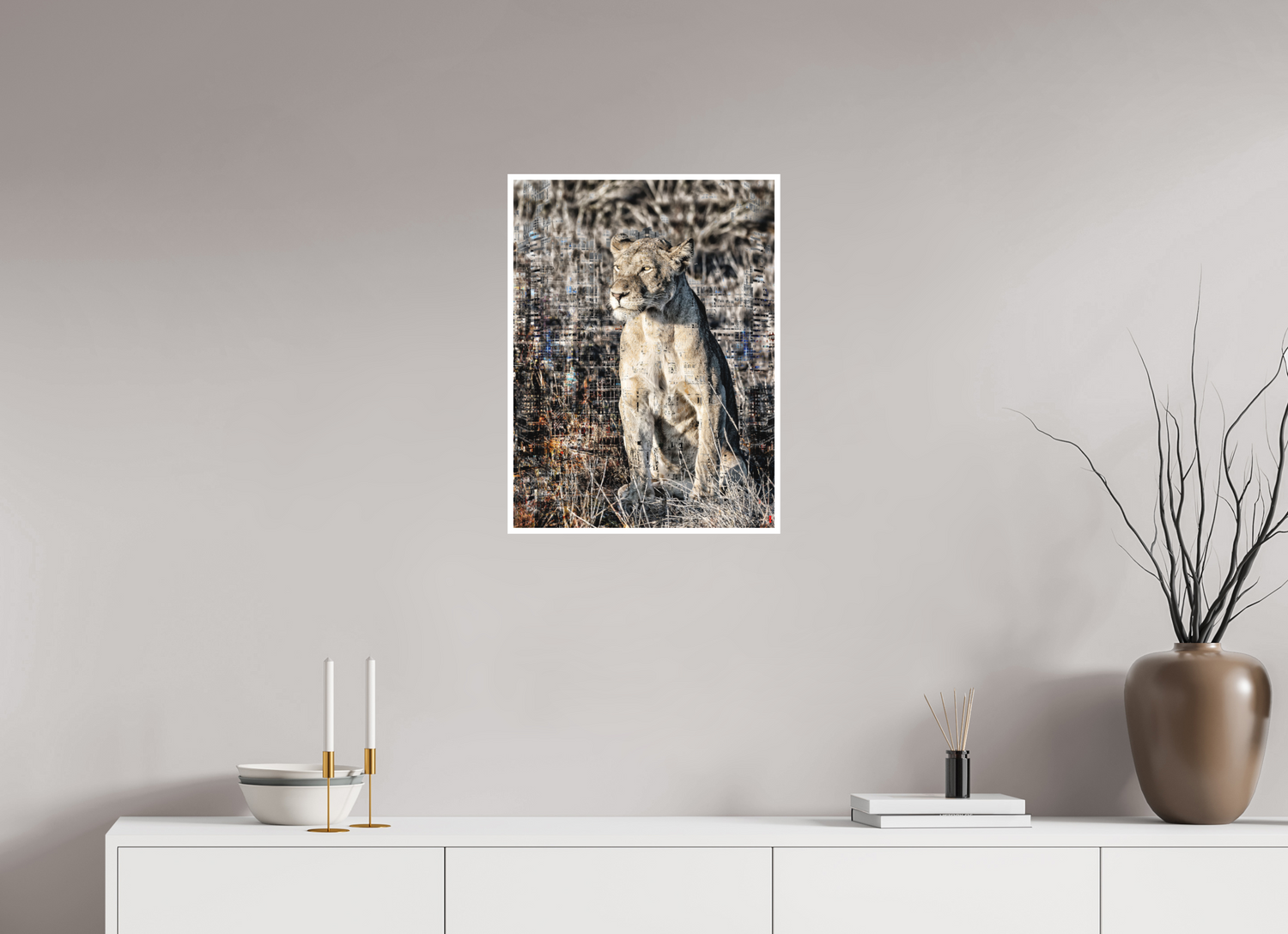 45 x 60 cm, Fine Art Print Hahnemühle William Turner RED³ WC Adwoa III