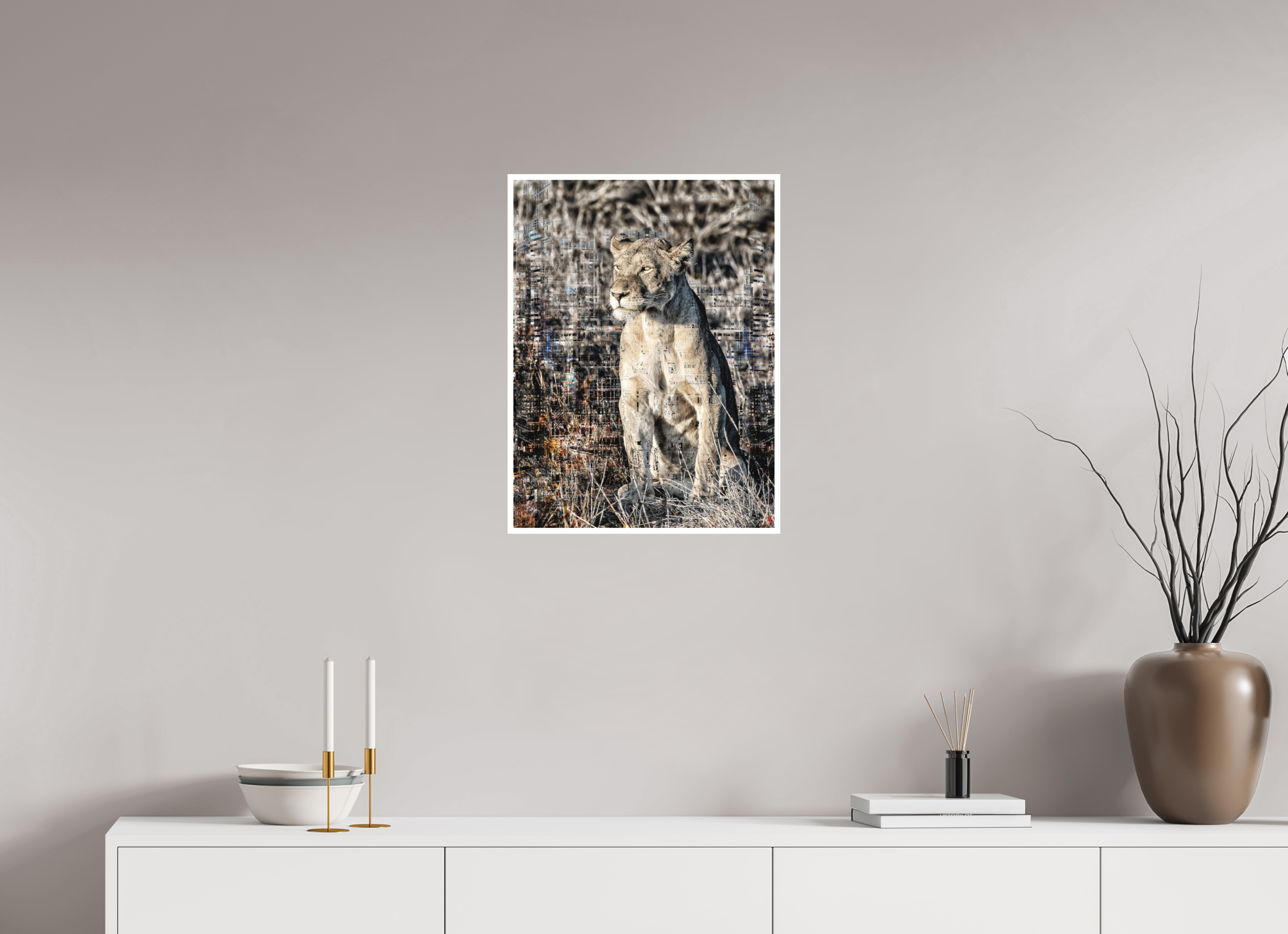 45 x 60 cm, Fine Art Print Hahnemühle William Turner RED³ WC Adwoa III