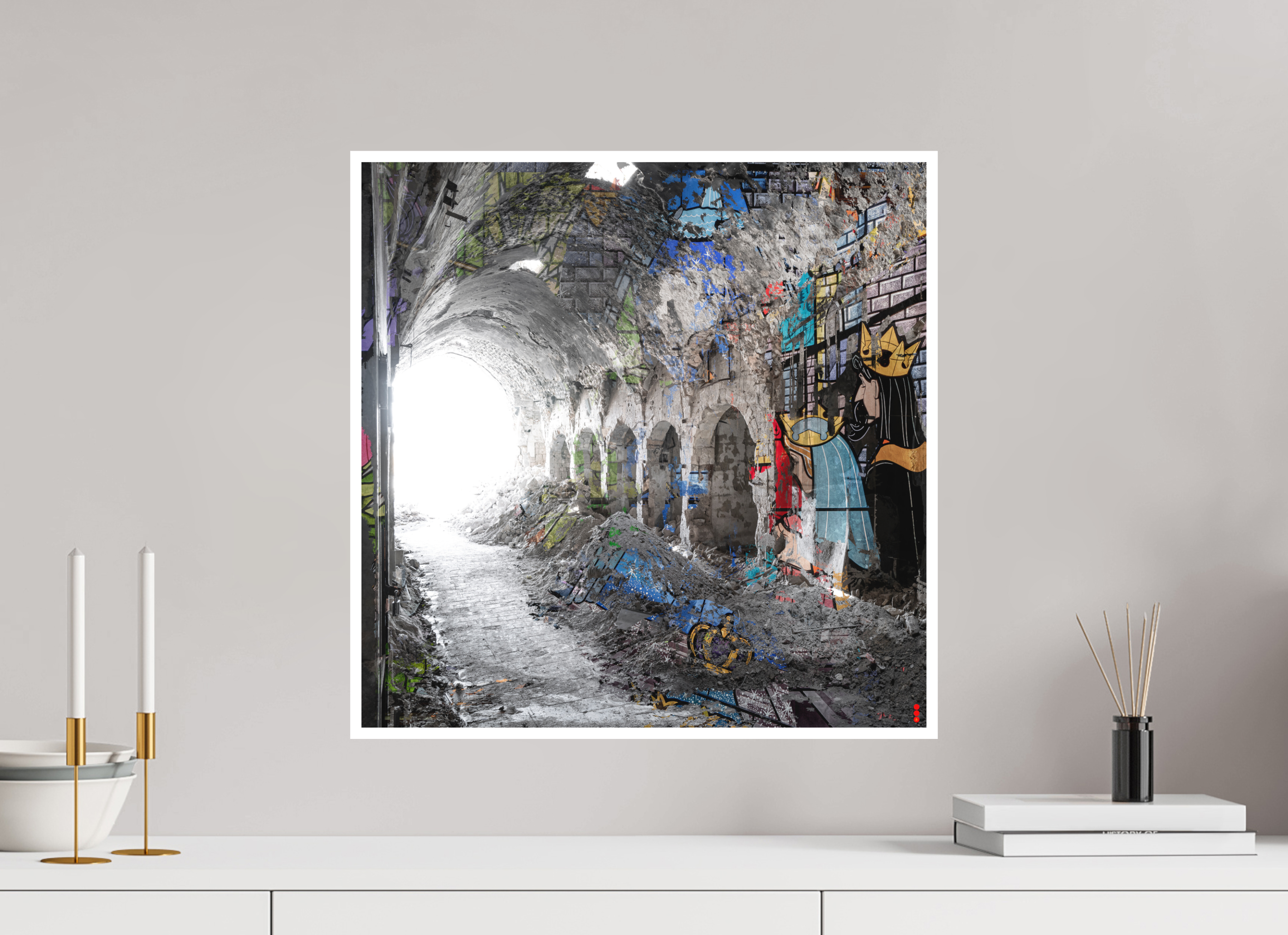 50 x 50 cm, Fine Art Print Hahnemühle William Turner RED³ SCSI Maysa II