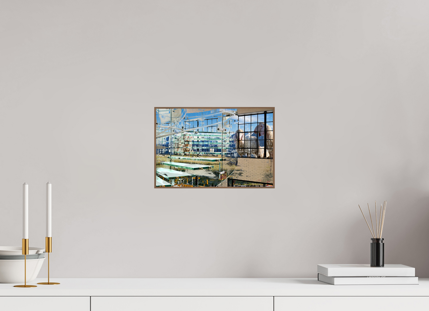 30 x 20 cm, Foto in ArtBox aus Massivholz Nussbaum RED³ HP Malia I