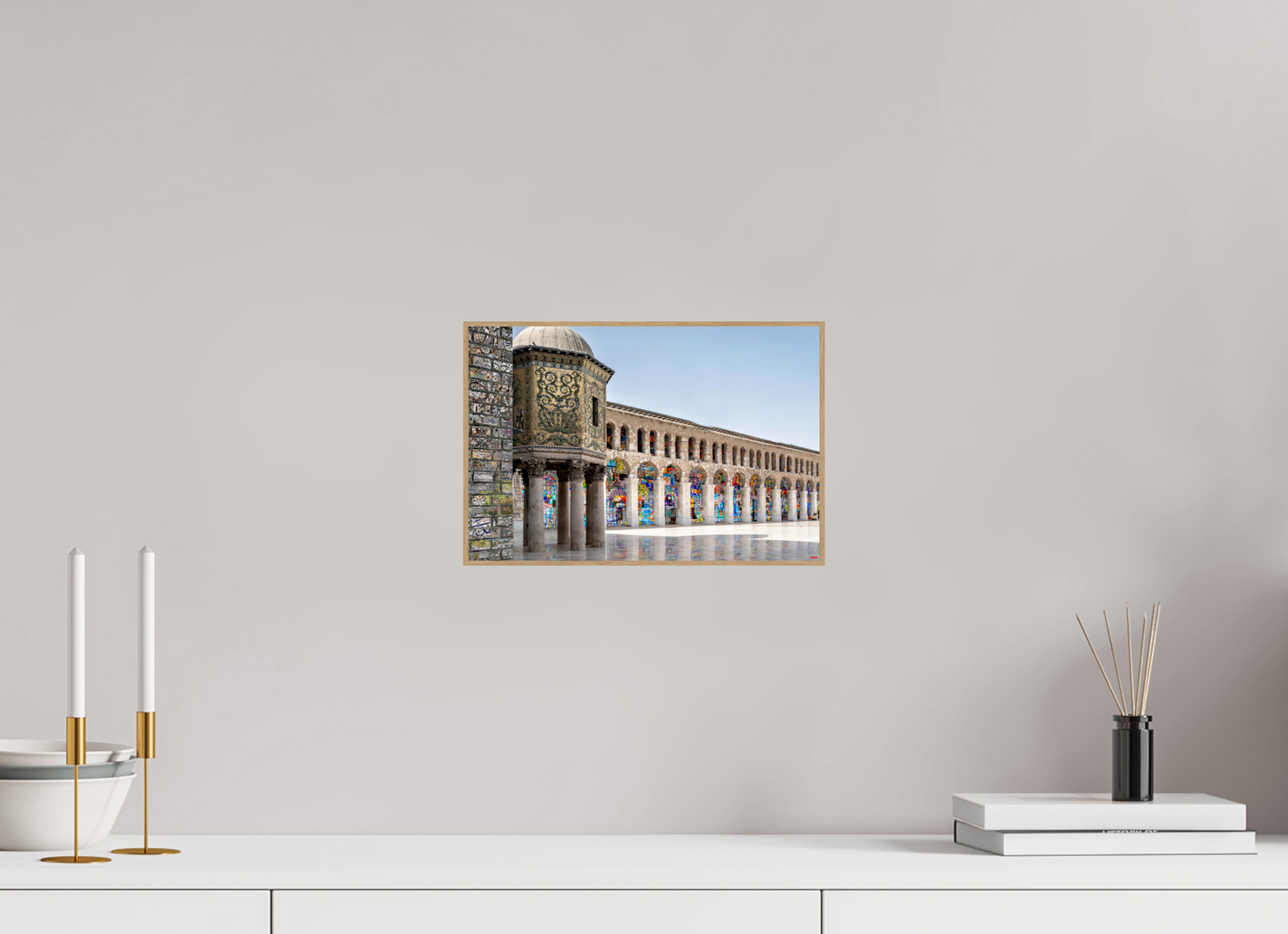 30 x 20 cm, Foto in ArtBox aus Massivholz Eiche natur RED³ SCSI Mazin I