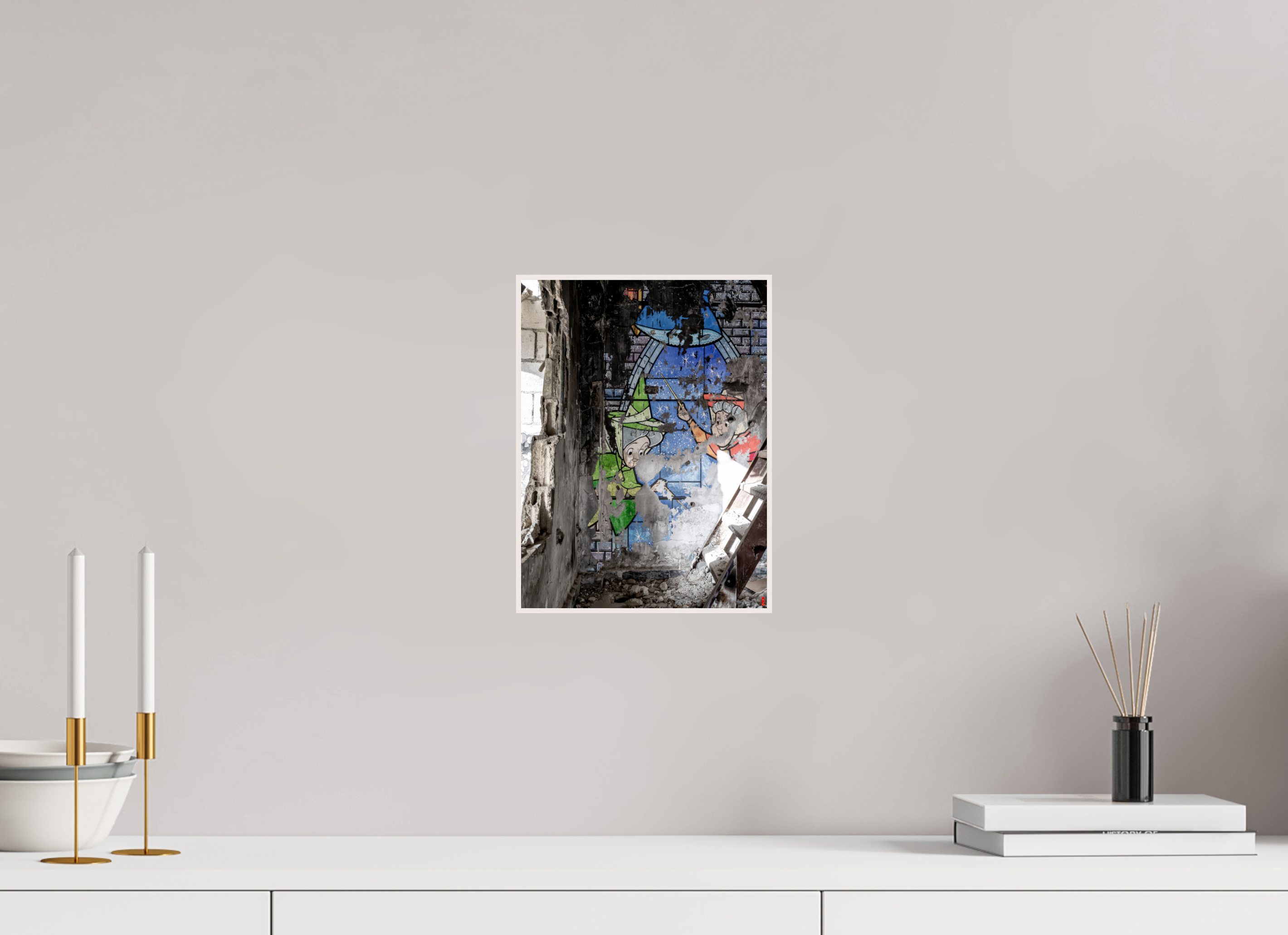 21 x 28 cm, Foto in ArtBox aus Massivholz Ahorn weiß RED³ SCSI Mazaya III