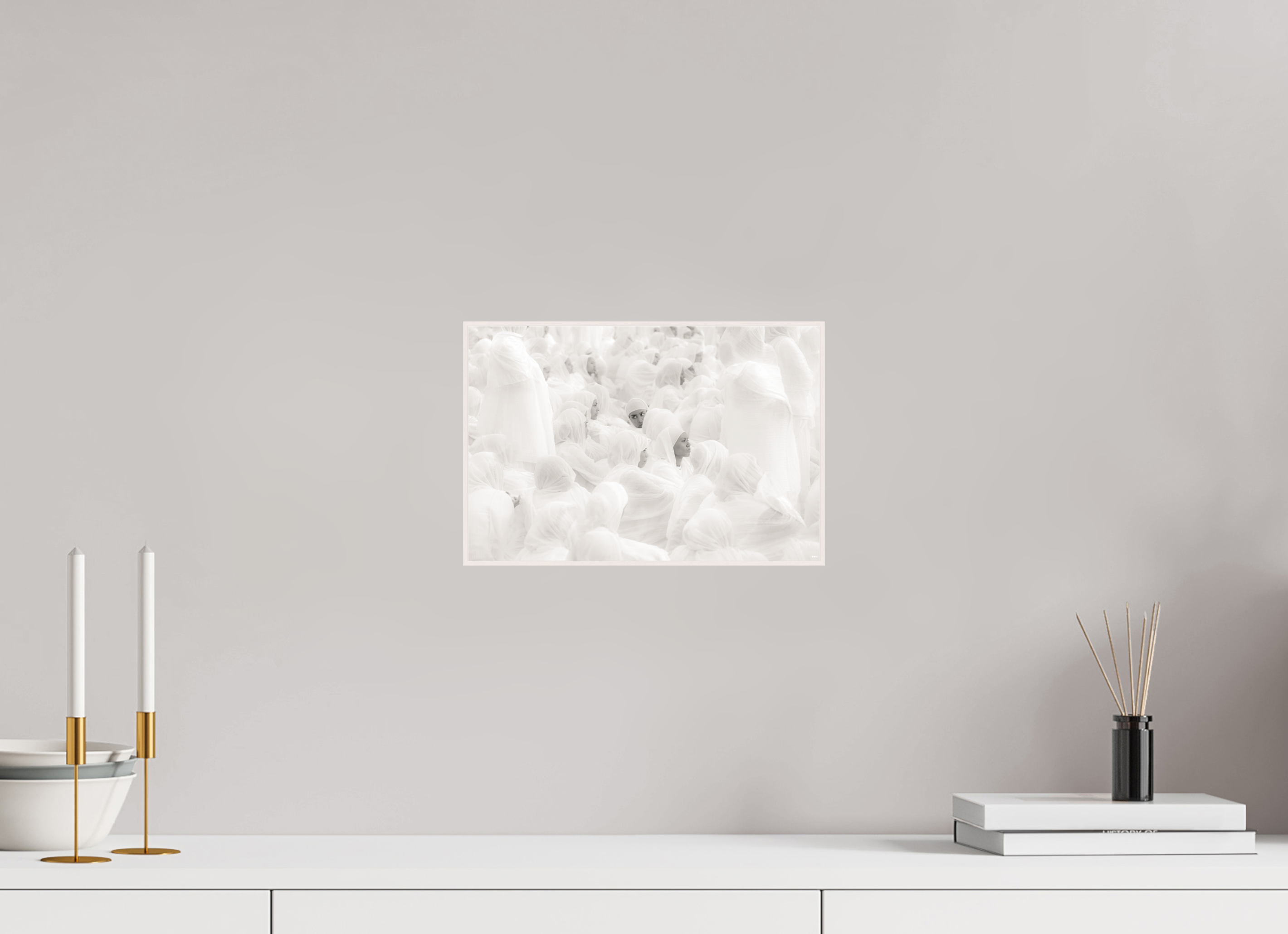 30 x 20 cm, Foto in ArtBox aus Massivholz Ahorn weiß RED³ PH Malia I