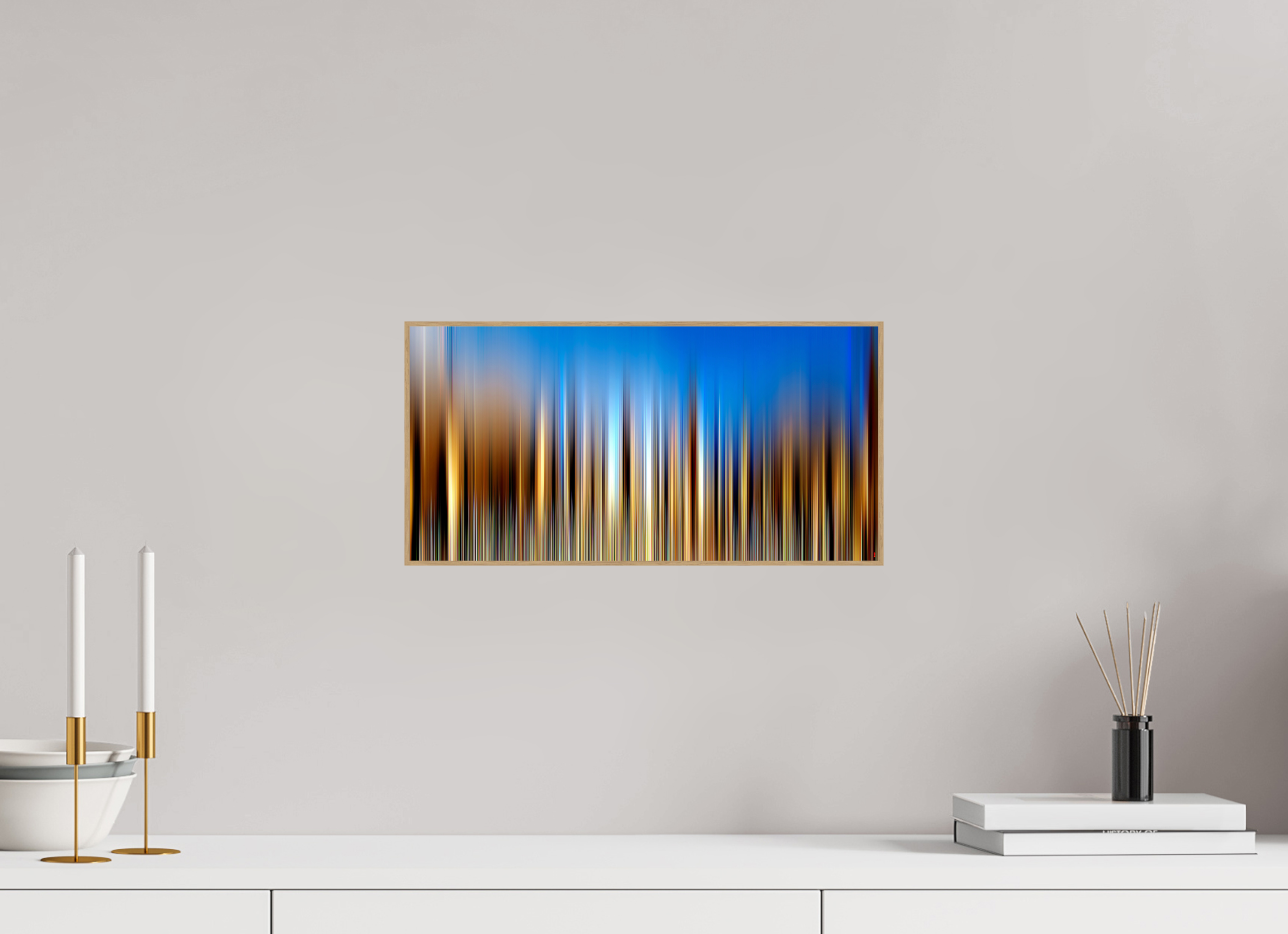 40 x 20 cm, Foto in ArtBox aus Massivholz Eiche natur RED³ PH Ayondele V