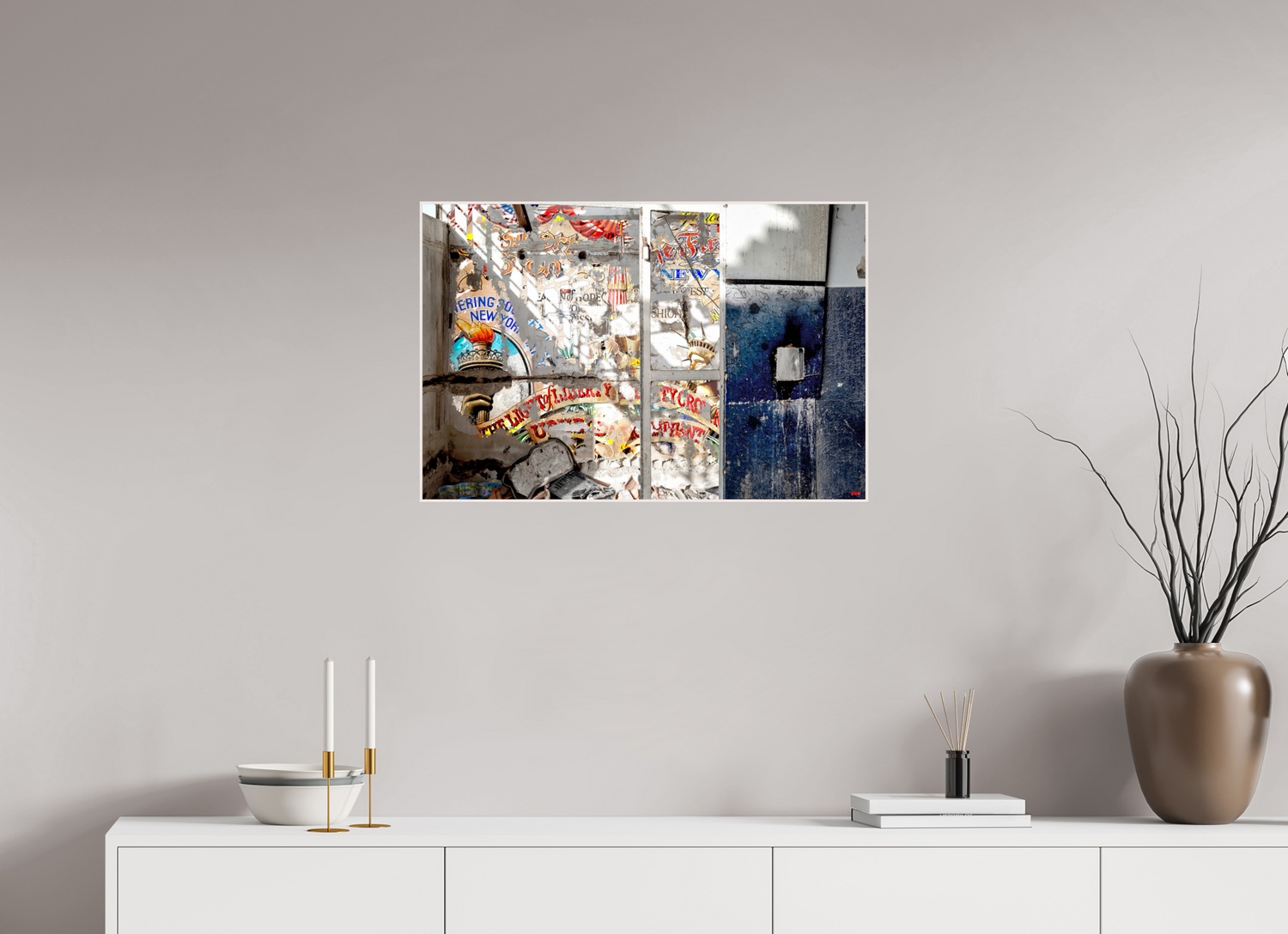 75 x 50 cm, Foto in ArtBox aus Massivholz Ahorn weiß RED³ SCSI Malahat I