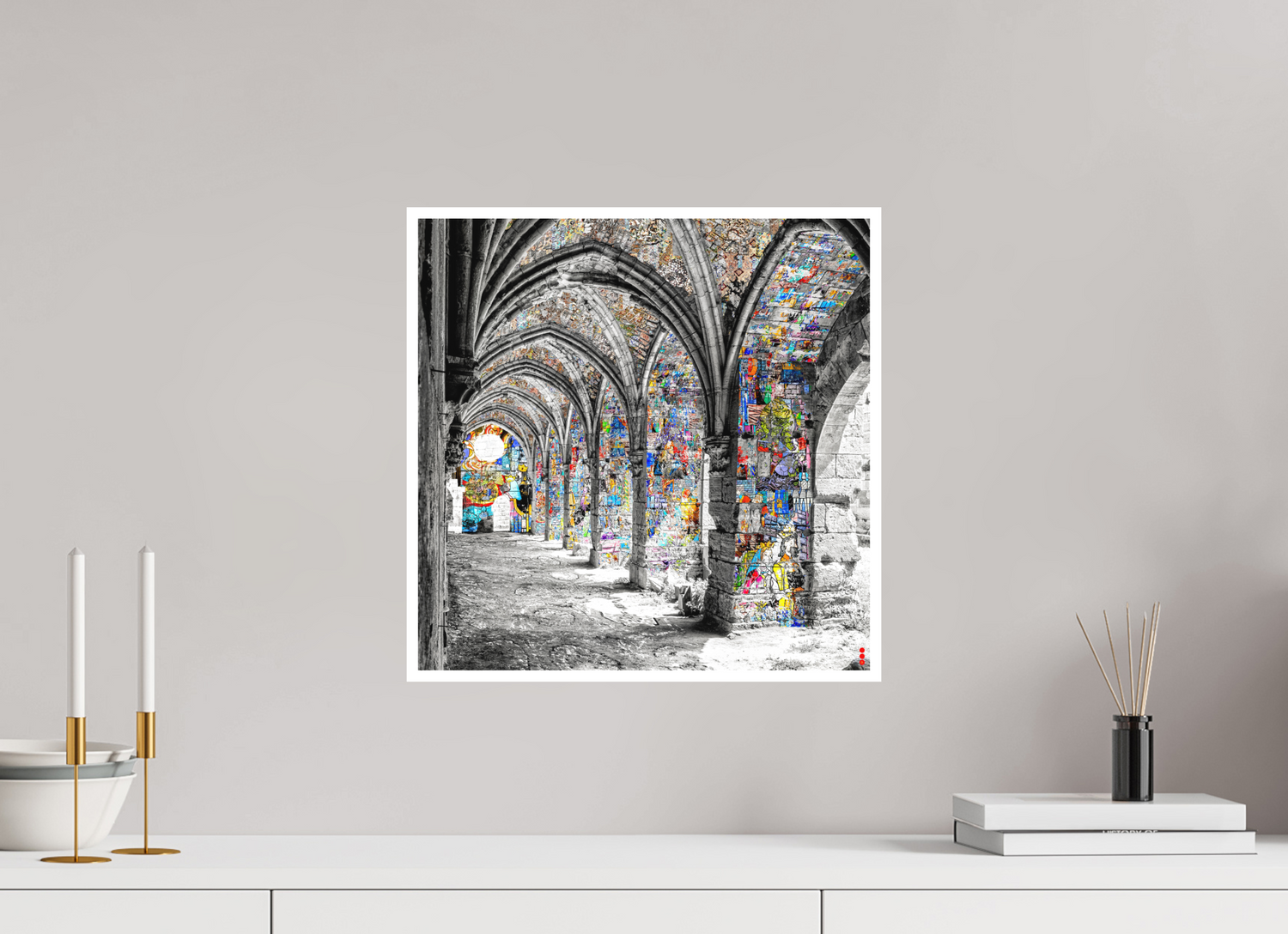 40 x 40 cm, Fine Art Print Hahnemühle William Turner RED³ SCSI Malik II