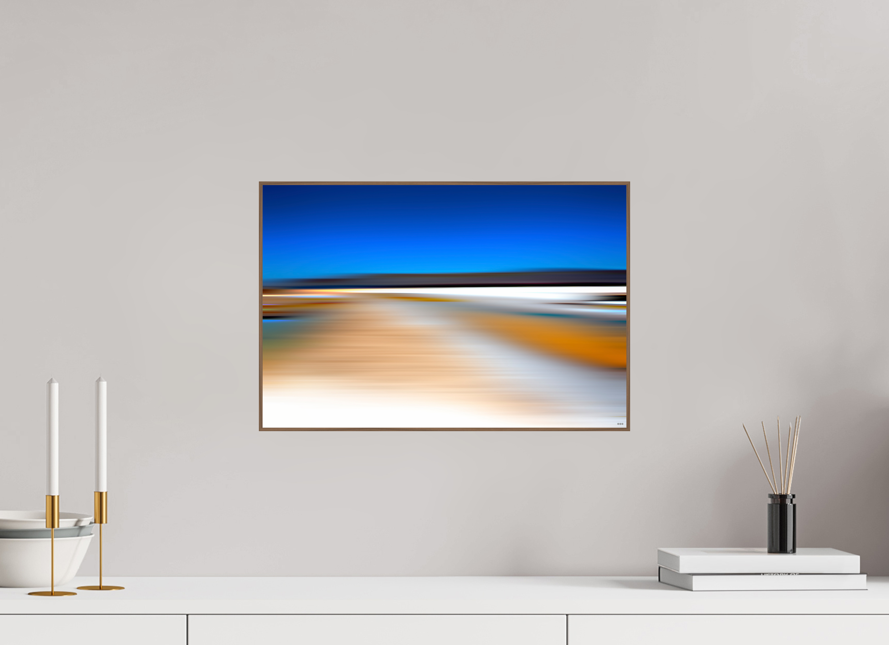 45 x 30 cm, Foto in ArtBox aus Massivholz Nussbaum RED³ PH Antankara I