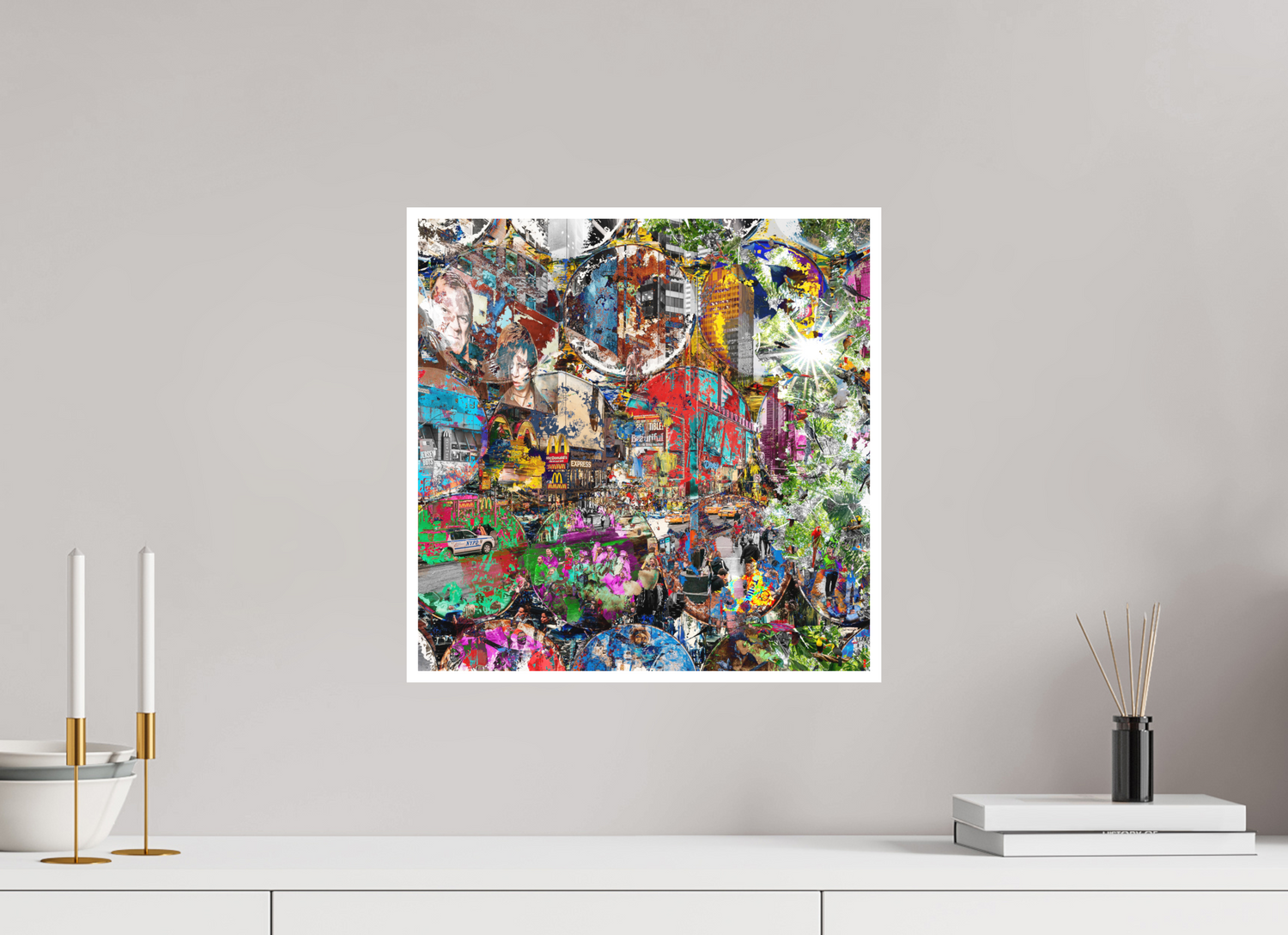 40 x 40 cm, Fine Art Print Hahnemühle William Turner RED³ HP Winston churchills boy II