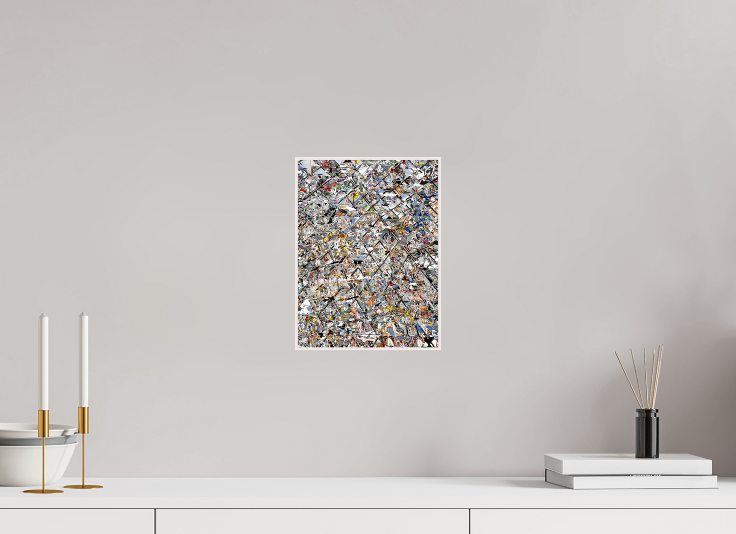 21 x 28 cm, Foto in ArtBox aus Massivholz Ahorn weiß RED³ HP Lacrimosa III