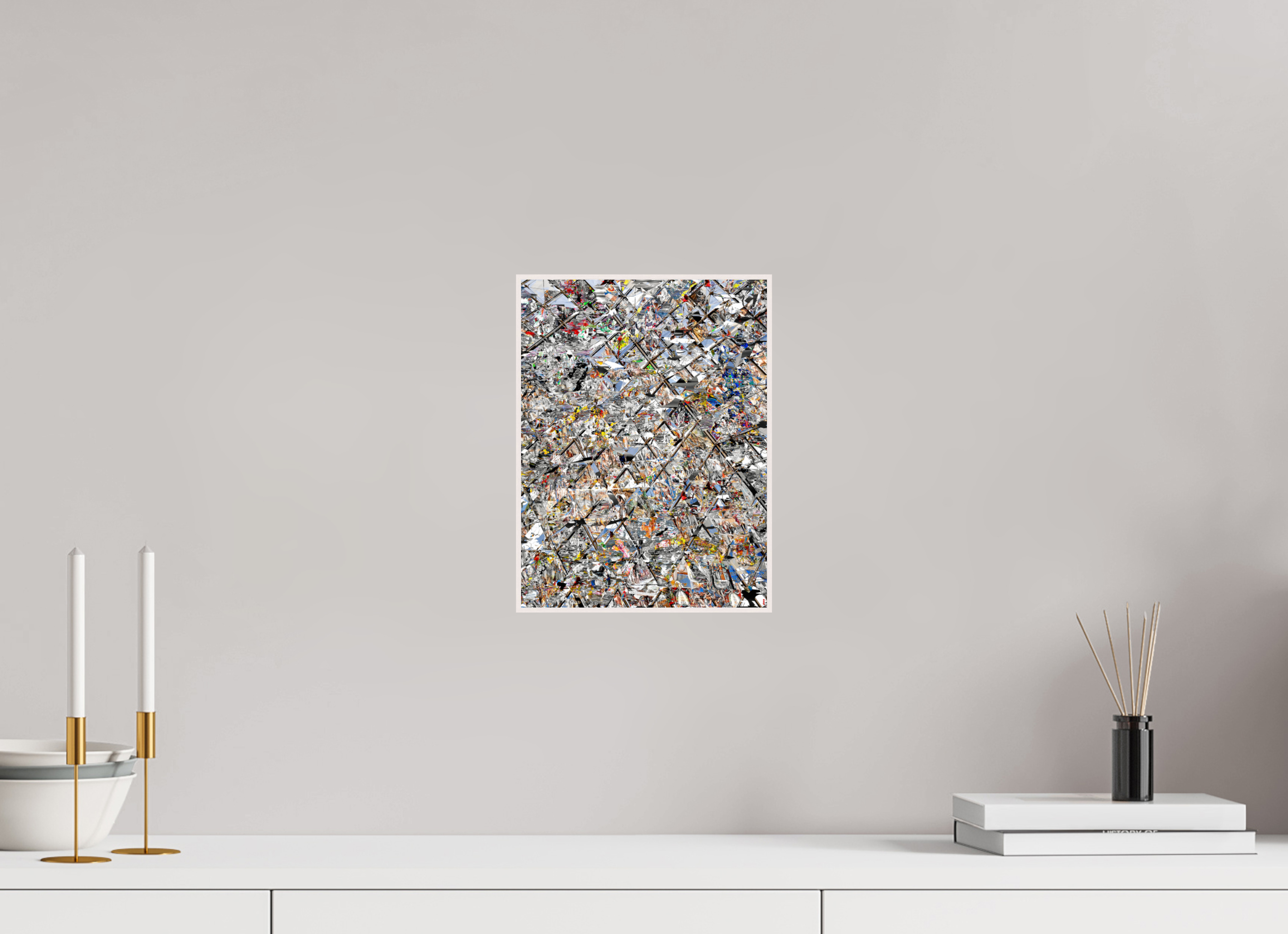 21 x 28 cm, Foto in ArtBox aus Massivholz Ahorn weiß RED³ HP Lacrimosa III