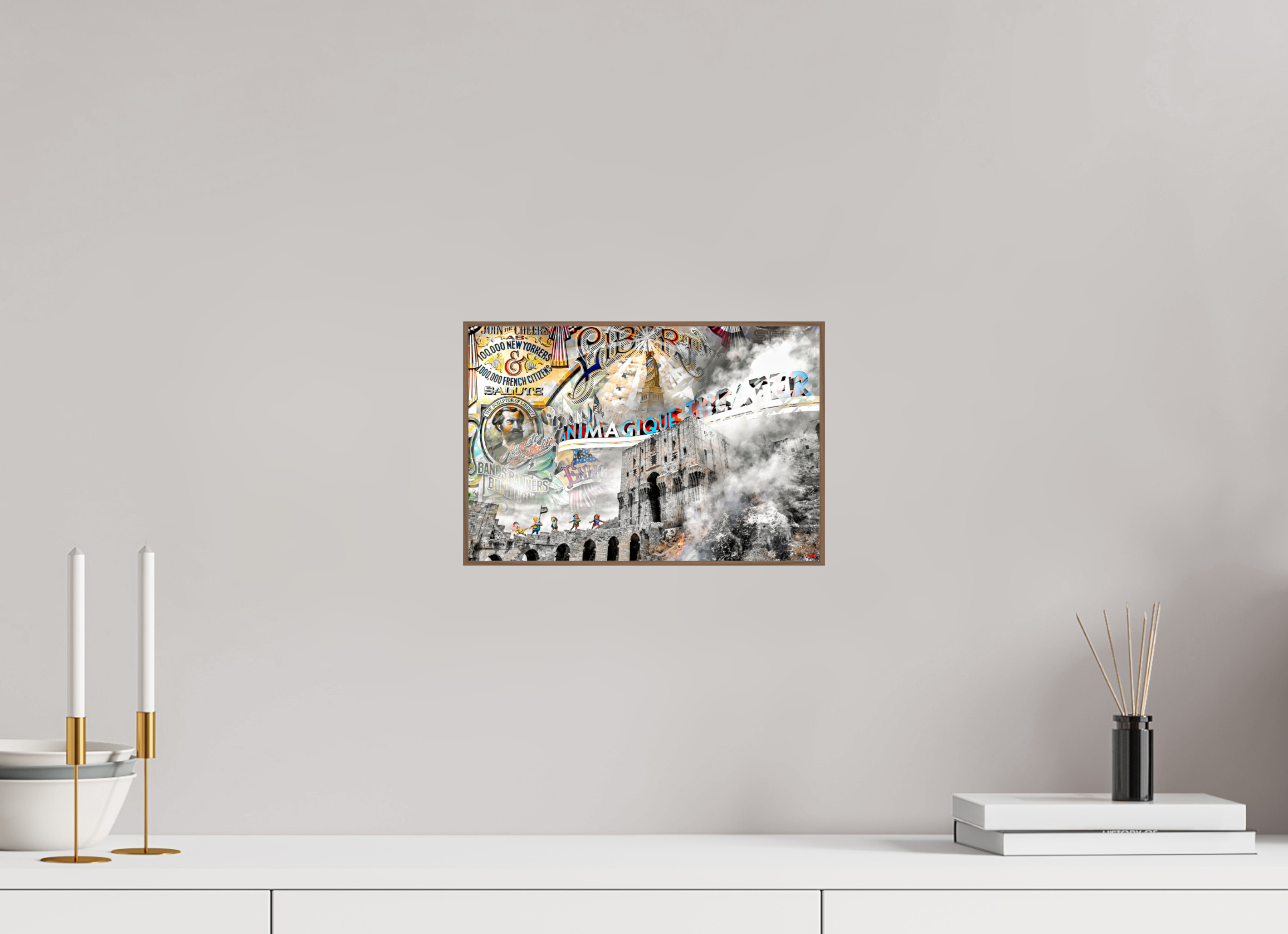 30 x 20 cm, Foto in ArtBox aus Massivholz Nussbaum RED³ SCSI Mumtaz I