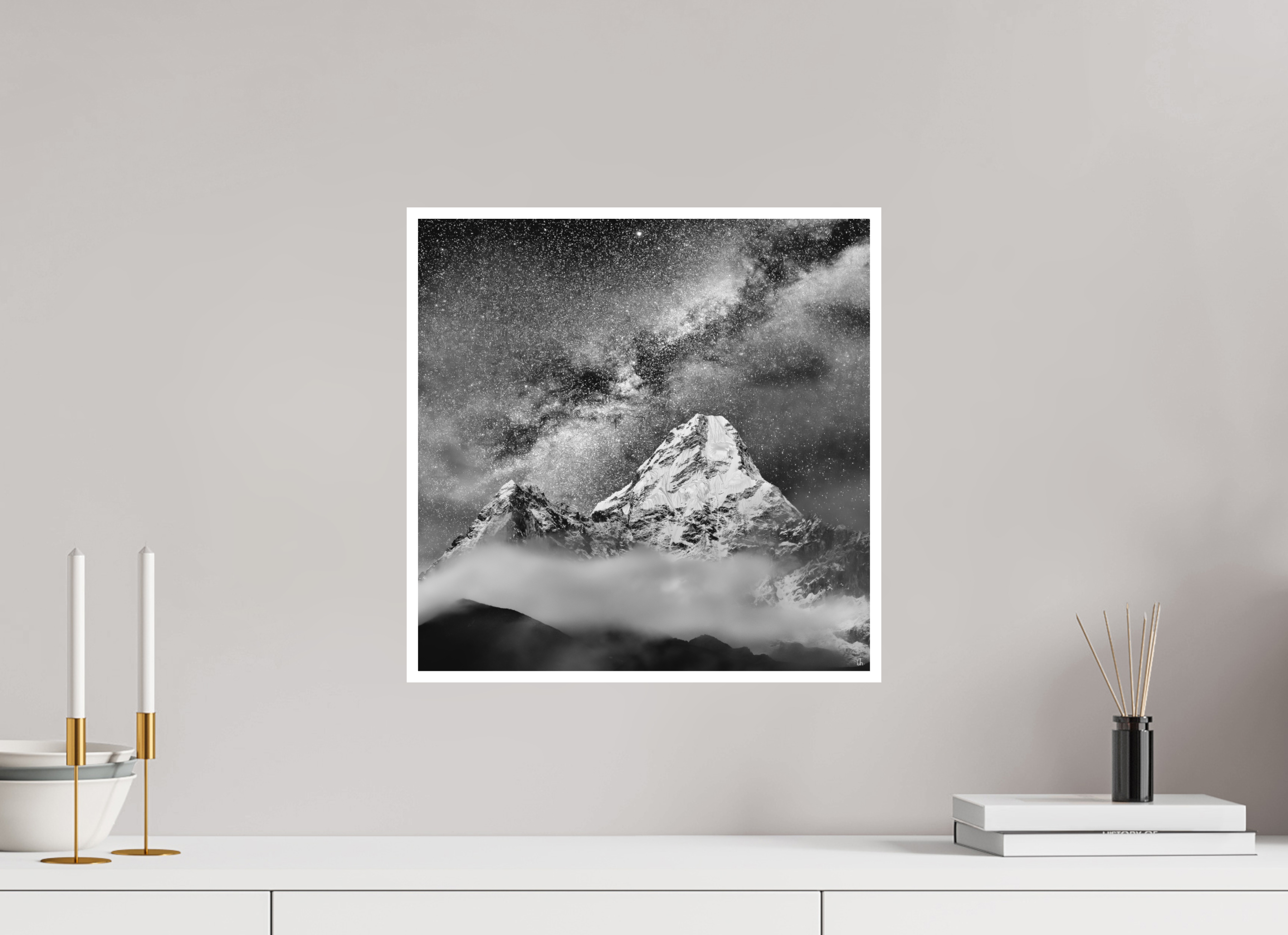 40 x 40 cm, Fine Art Print Hahnemühle William Turner RED³ Sherab II