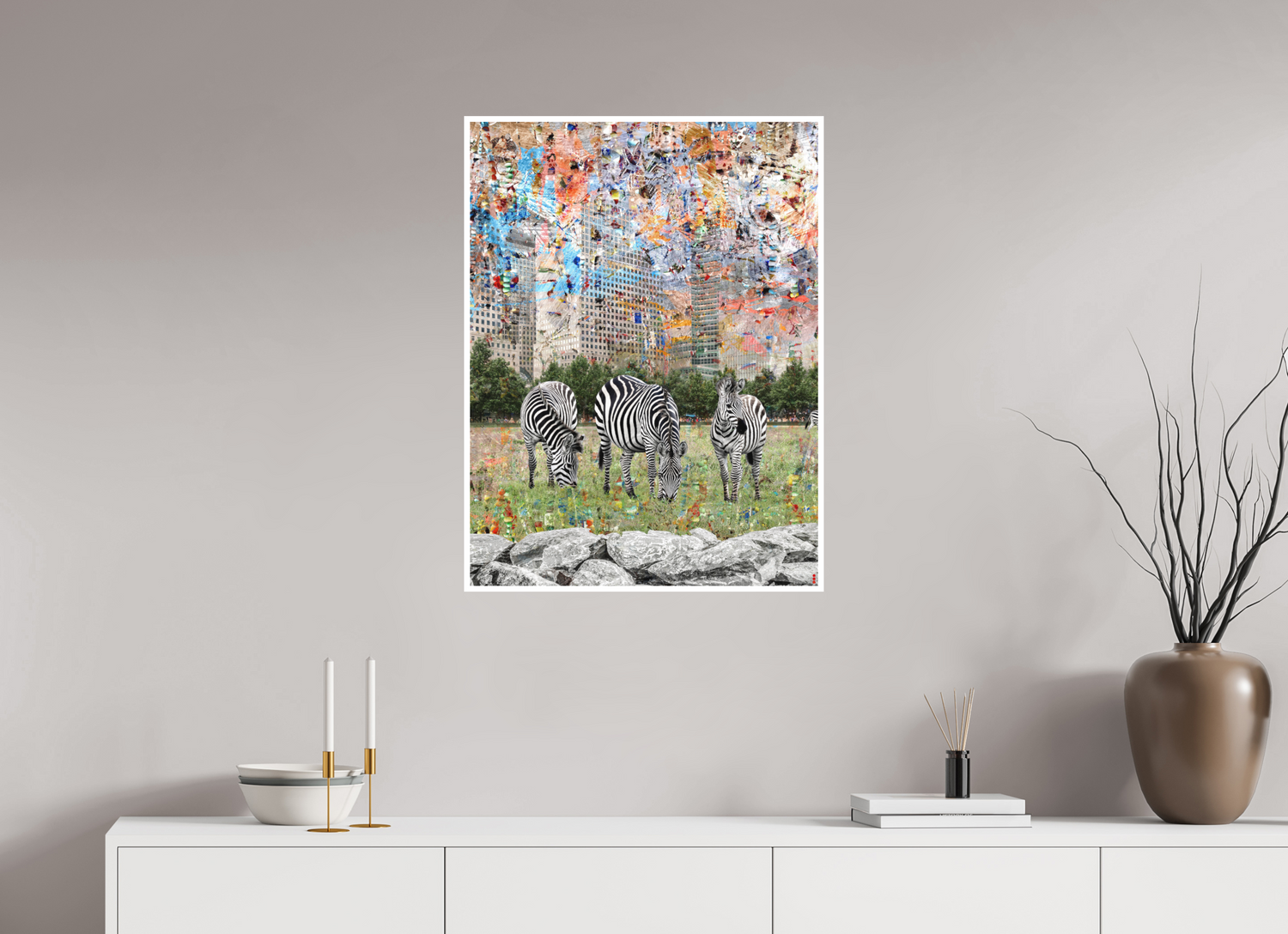 60 x 80 cm, Fine Art Print Hahnemühle William Turner RED³ WC Amaya III