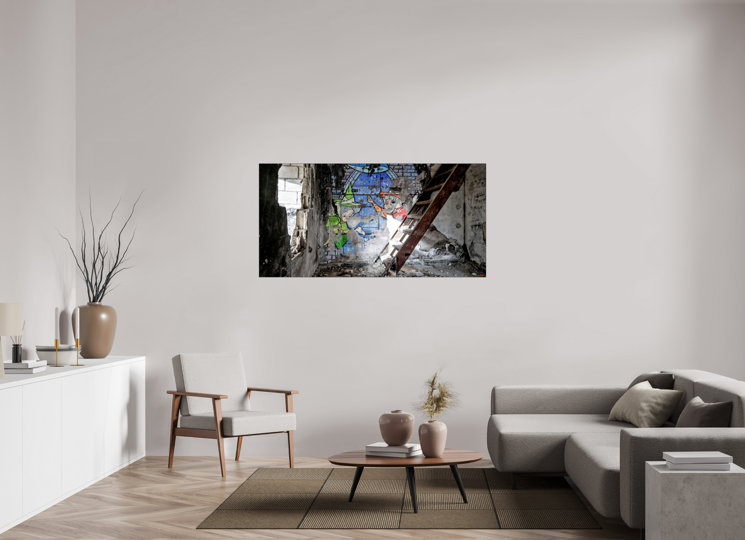 160 x 80 cm, Slimline Einfassung schwarz unter 2mm Acrylglas FA SCSI Mazaya V