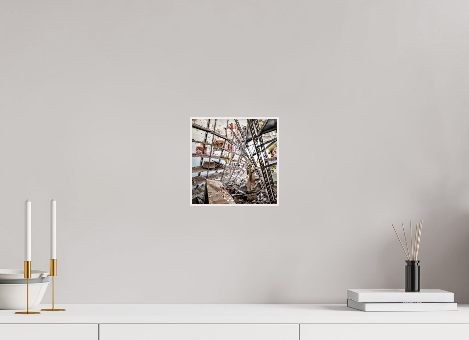 20 x 20 cm, Foto in ArtBox aus Massivholz Ahorn weiß RED³ SCSI Mahira II