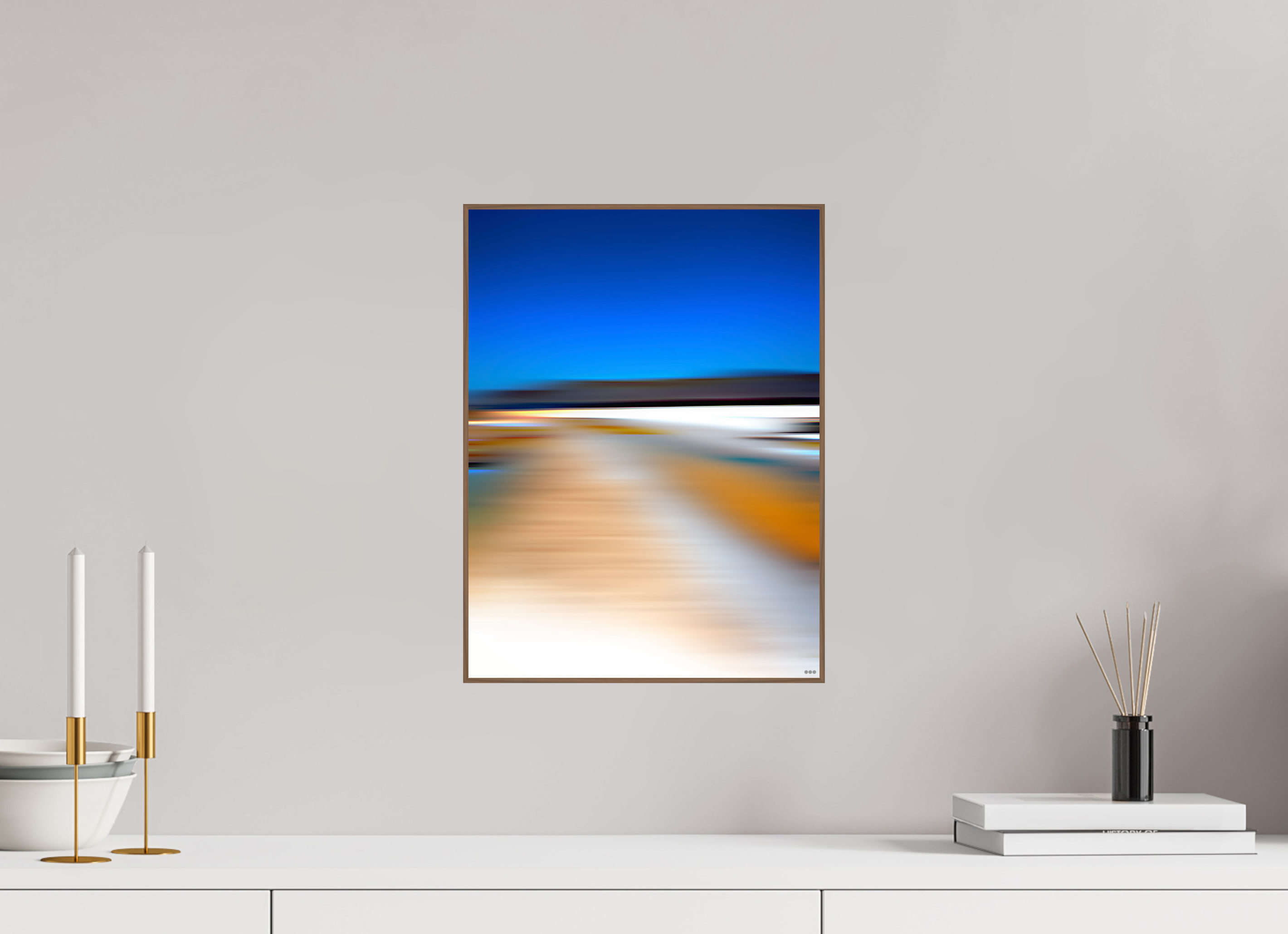 30 x 40 cm, Foto in ArtBox aus Massivholz Nussbaum RED³ PH Antankara III