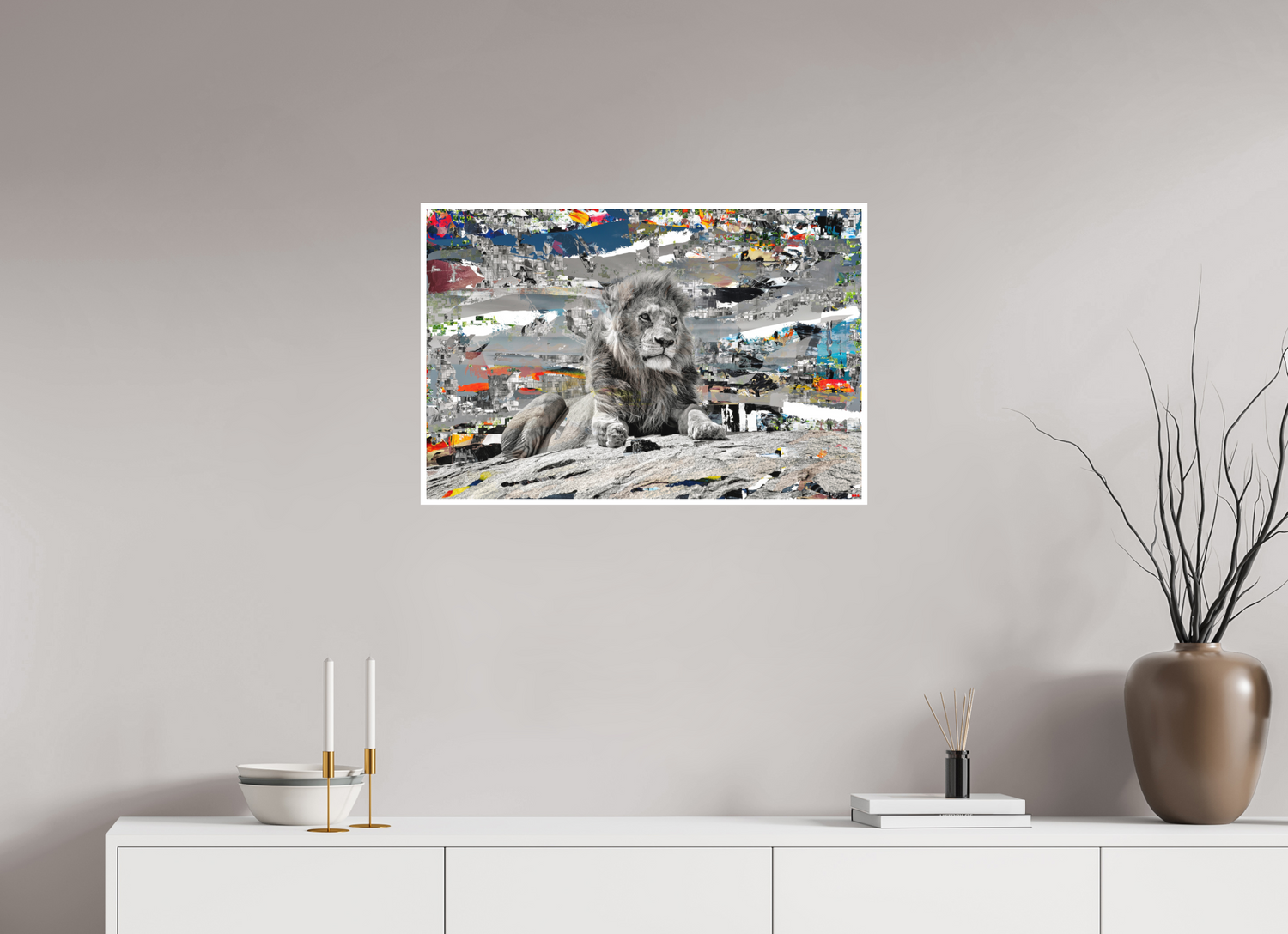 75 x 50 cm, Fine Art Print Hahnemühle William Turner RED³ WC Jabari I