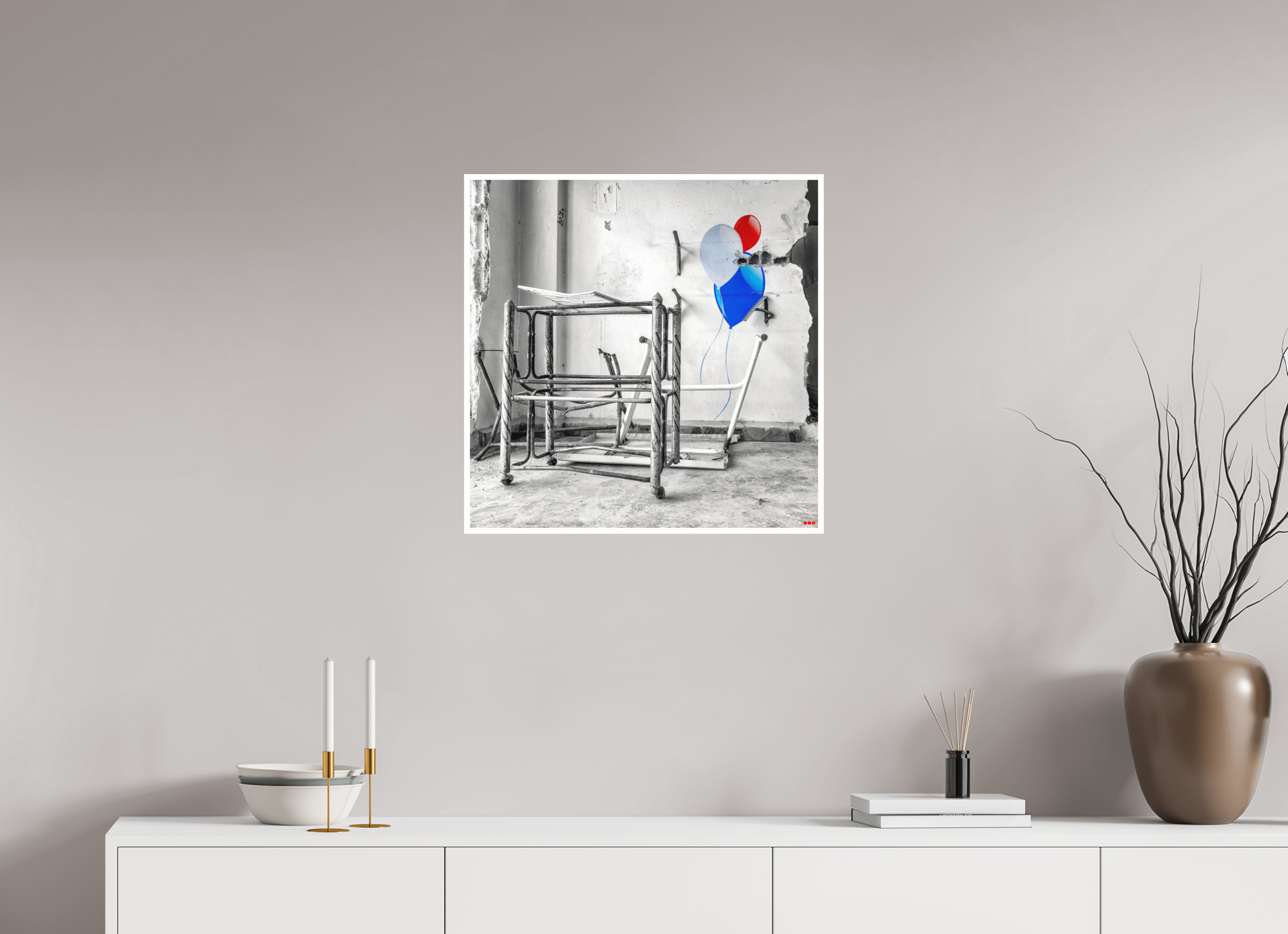 60 x 60 cm, Fine Art Print Hahnemühle William Turner RED³ SCSI Mursal II