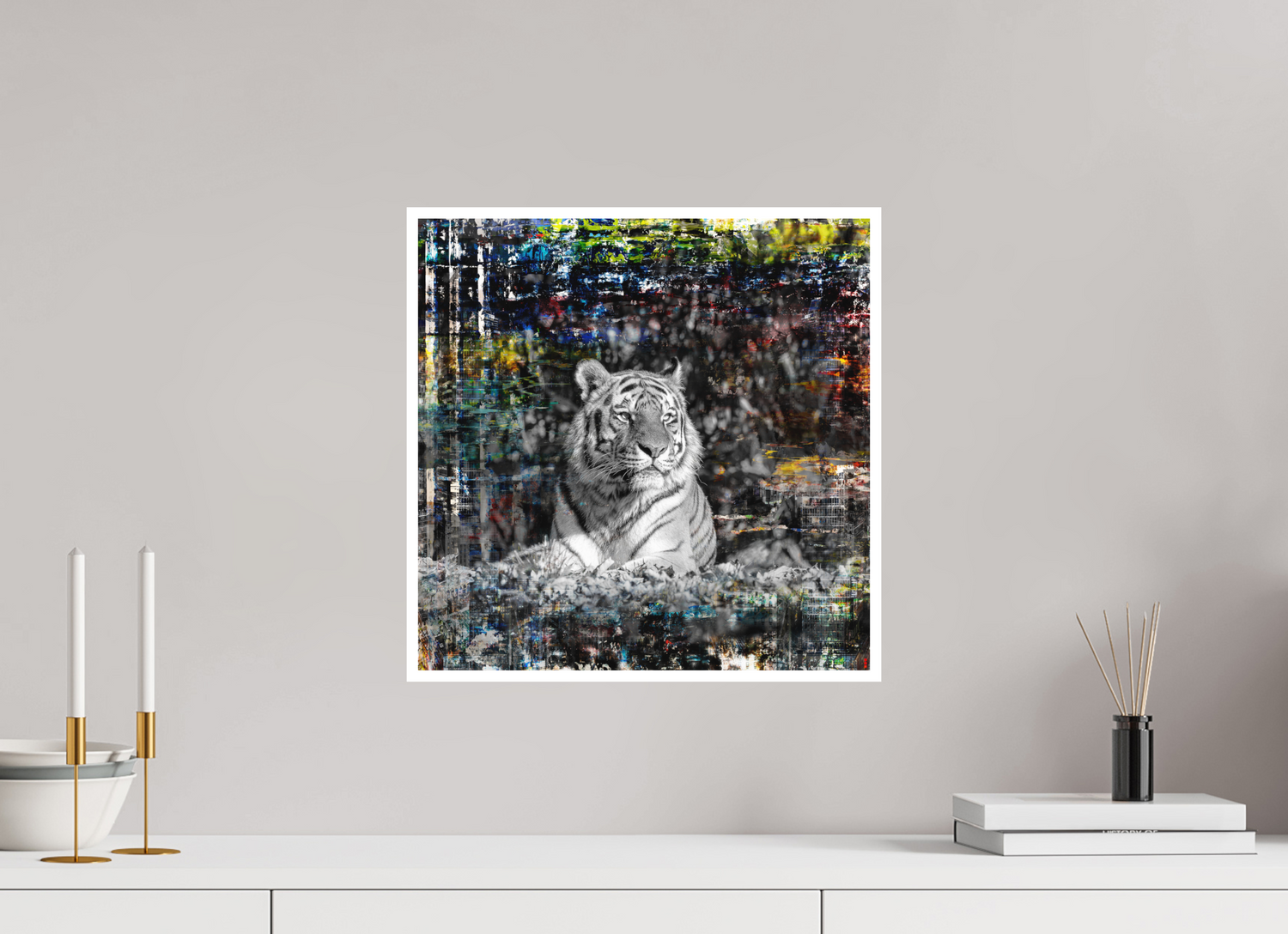 40 x 40 cm, Fine Art Print Hahnemühle William Turner RED³ WC Lubaya II