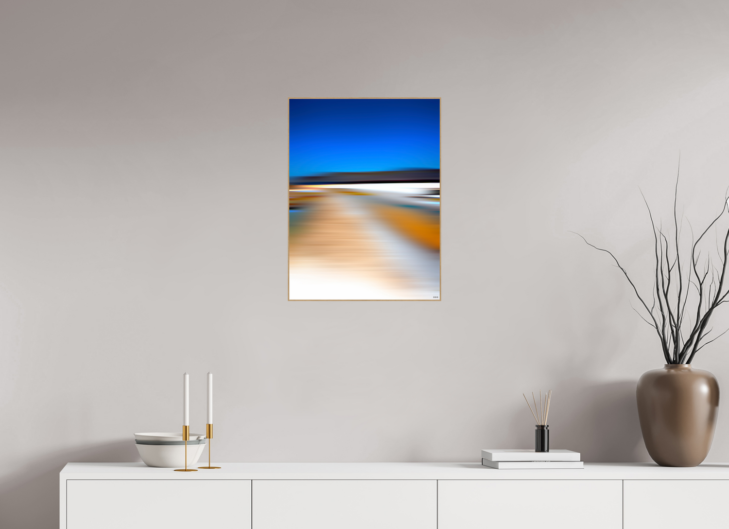 45 x 60 cm, Foto in ArtBox aus Massivholz Eiche natur RED³ PH Antankara III