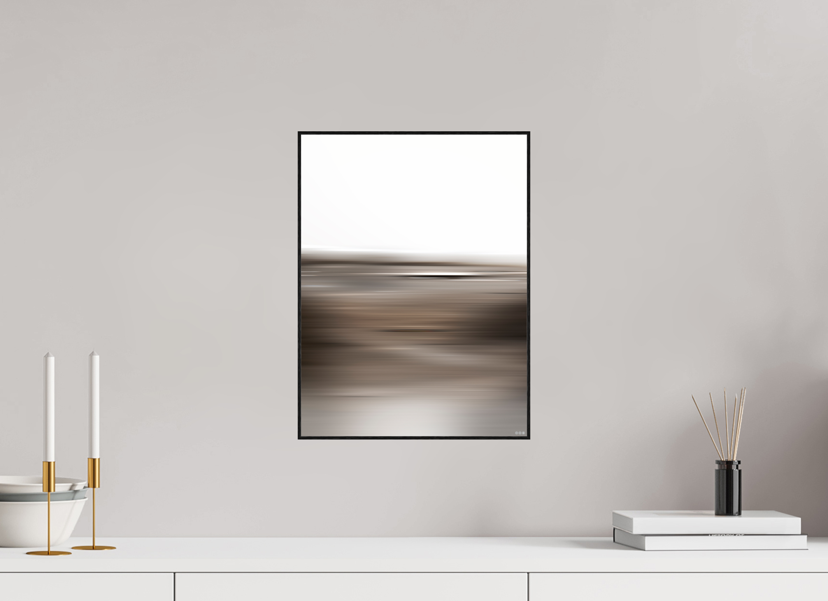 30 x 40 cm, Foto in ArtBox aus Massivholz Eiche schwarz RED³ PH Adisa III