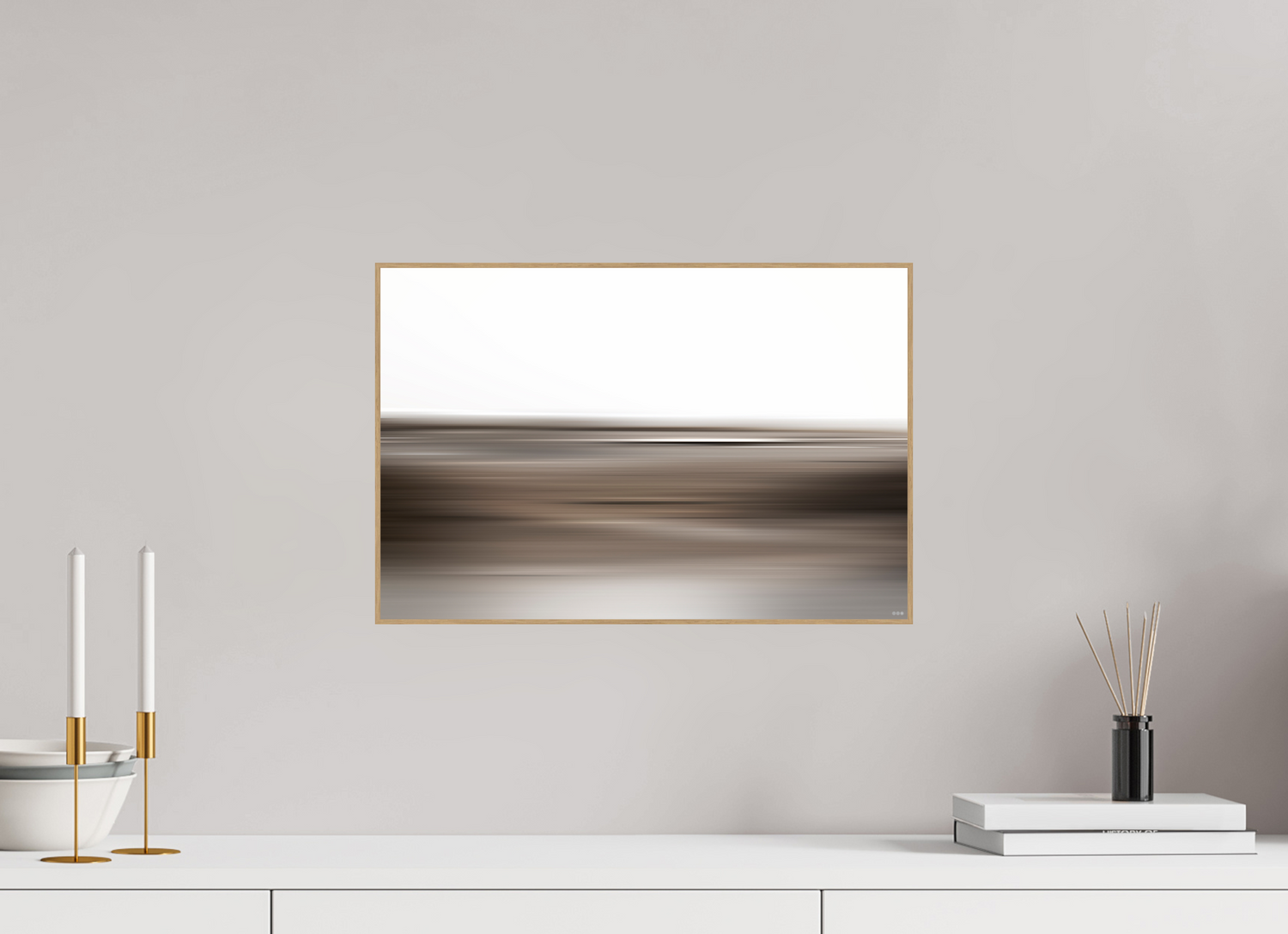 45 x 30 cm, Foto in ArtBox aus Massivholz Eiche natur RED³ PH Adisa I