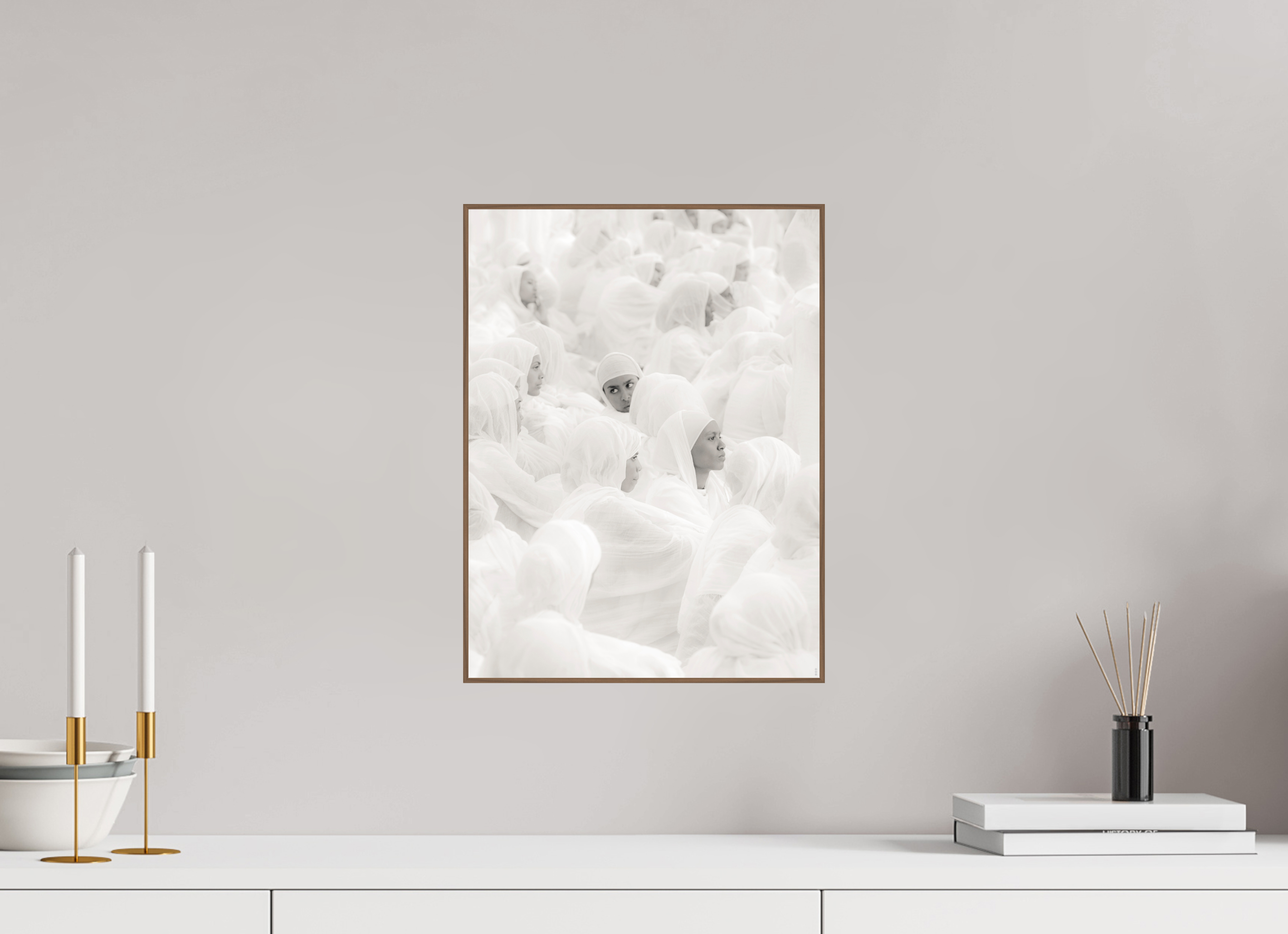 30 x 40 cm, Foto in ArtBox aus Massivholz Nussbaum RED³ PH Malia III