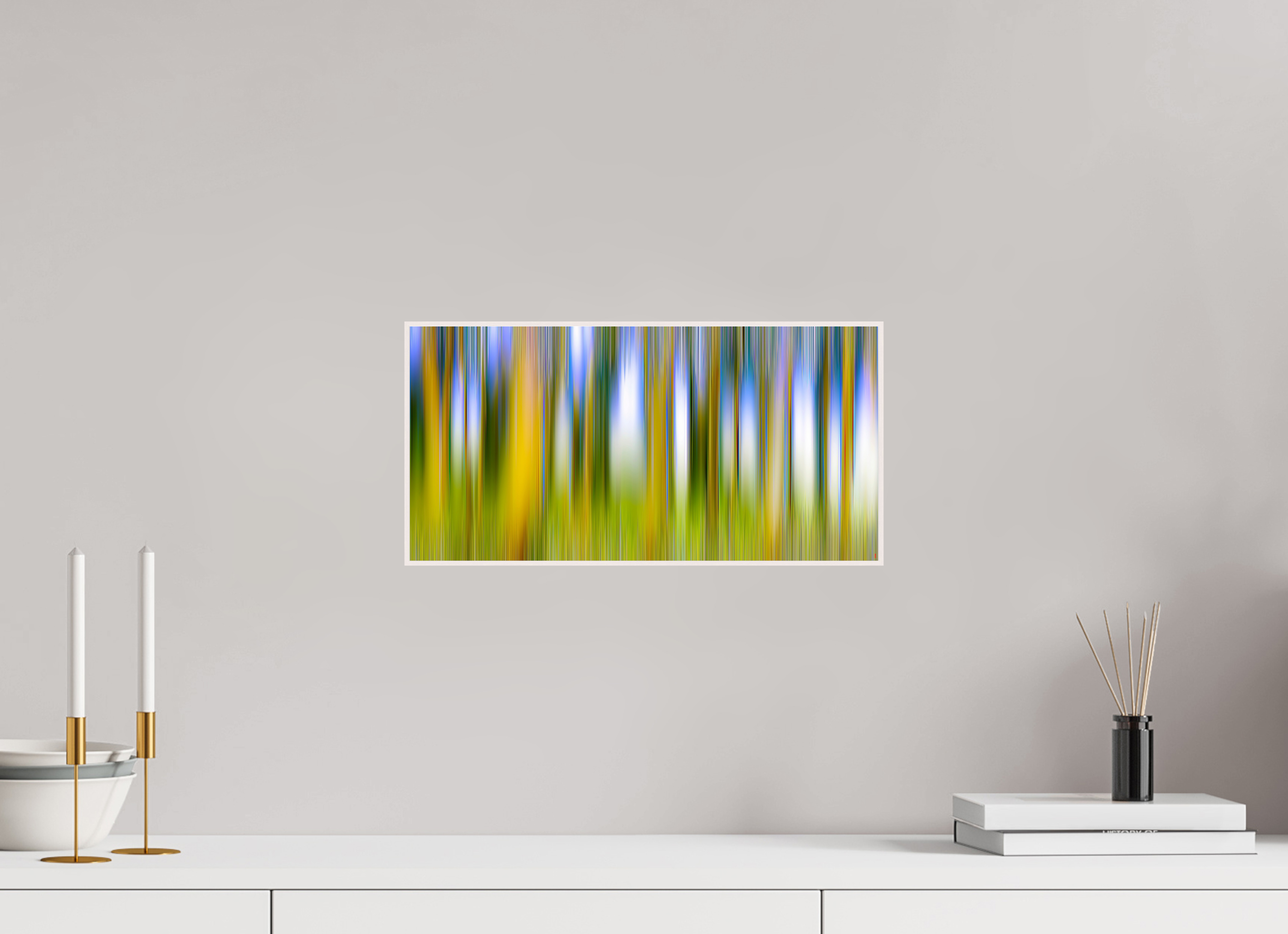 40 x 20 cm, Foto in ArtBox aus Massivholz Ahorn weiß RED³ PH Ayashe V