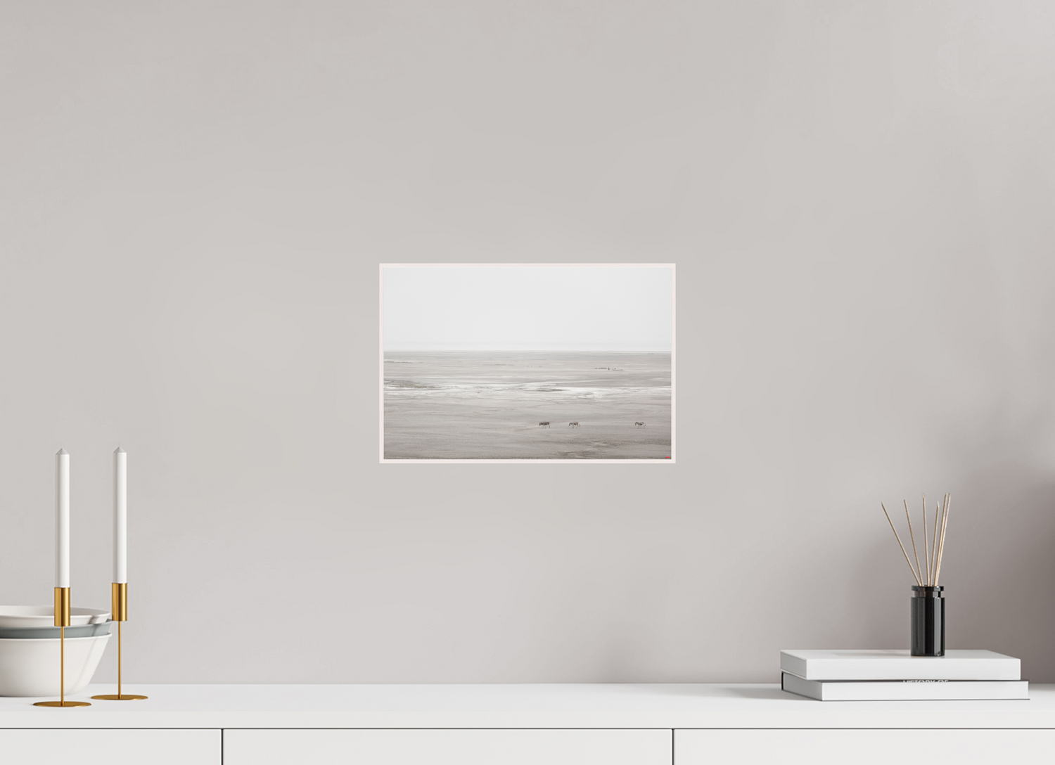 30 x 20 cm, Foto in ArtBox aus Massivholz Ahorn weiß RED³ PH Danai I