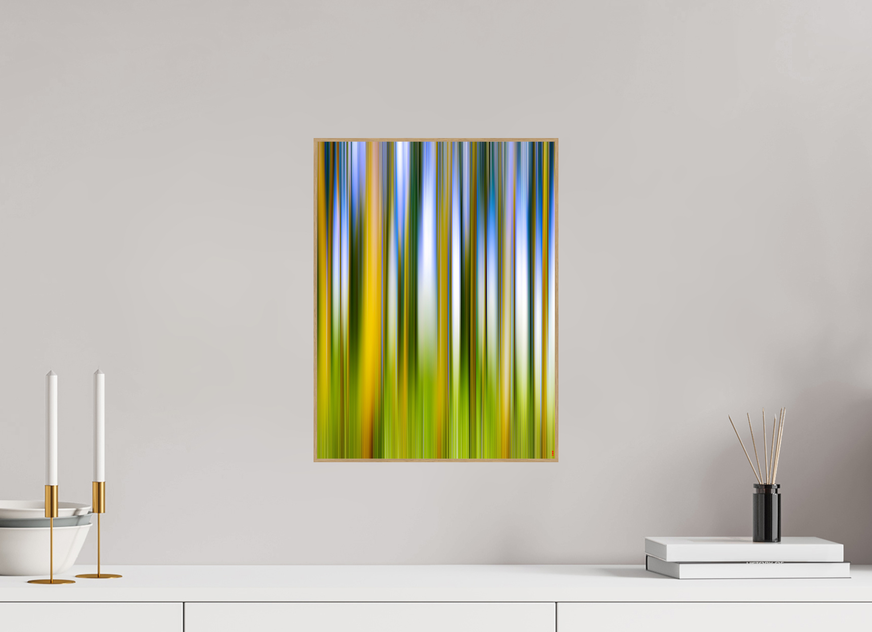 30 x 40 cm, Foto in ArtBox aus Massivholz Eiche natur RED³ PH Ayashe III