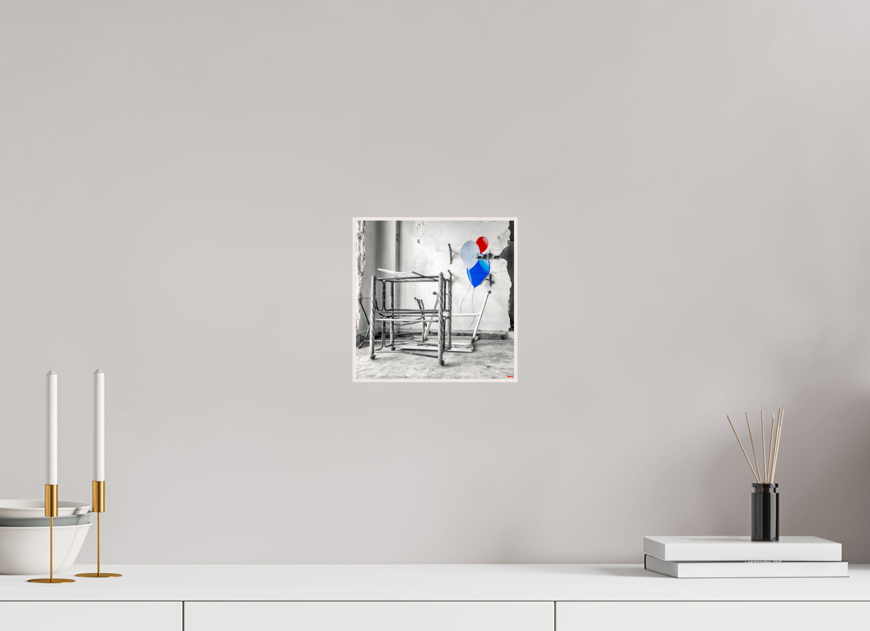 20 x 20 cm, Foto in ArtBox aus Massivholz Ahorn weiß RED³ SCSI Mursal II