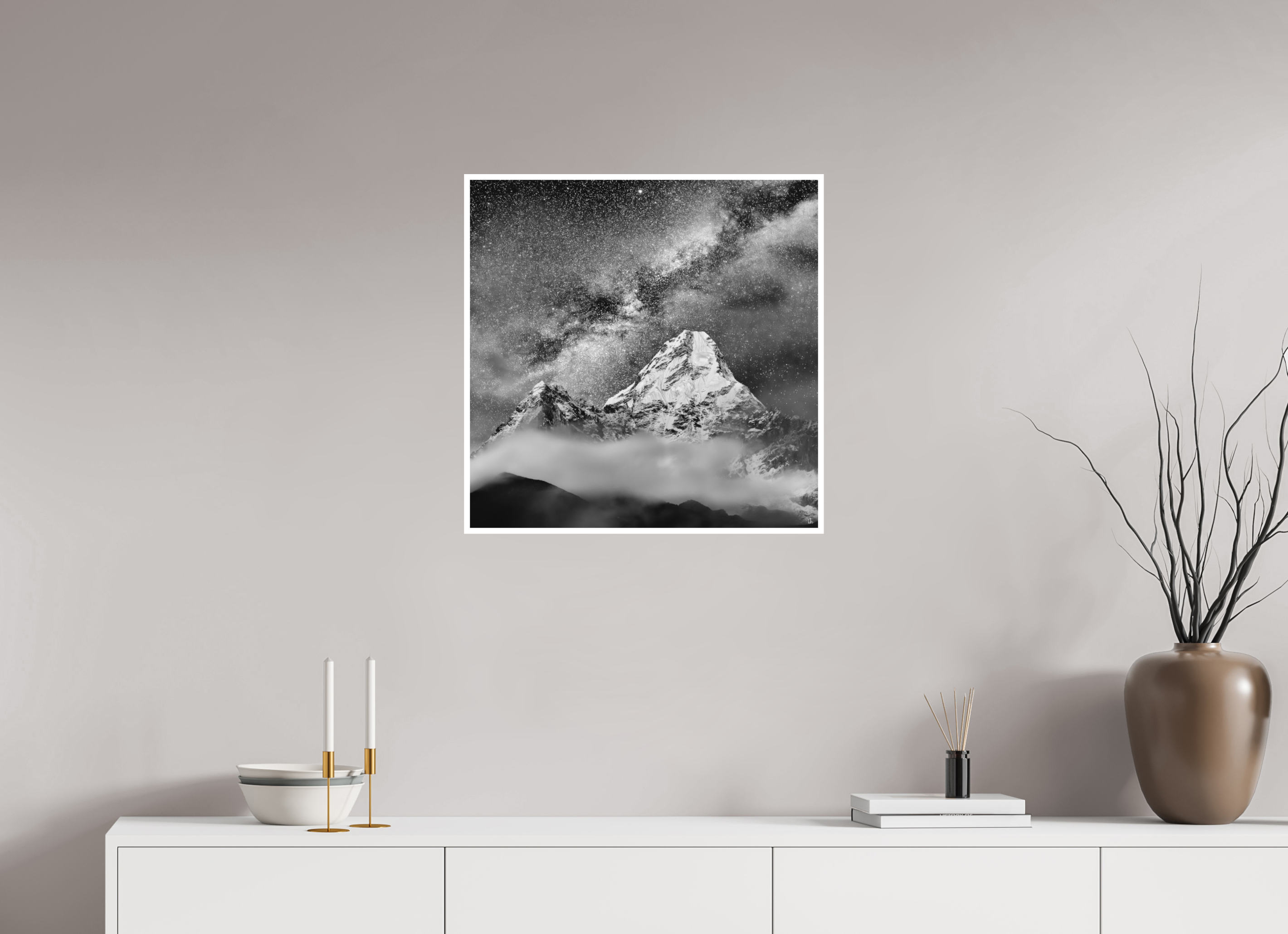 60 x 60 cm, Fine Art Print Hahnemühle William Turner RED³ Sherab II