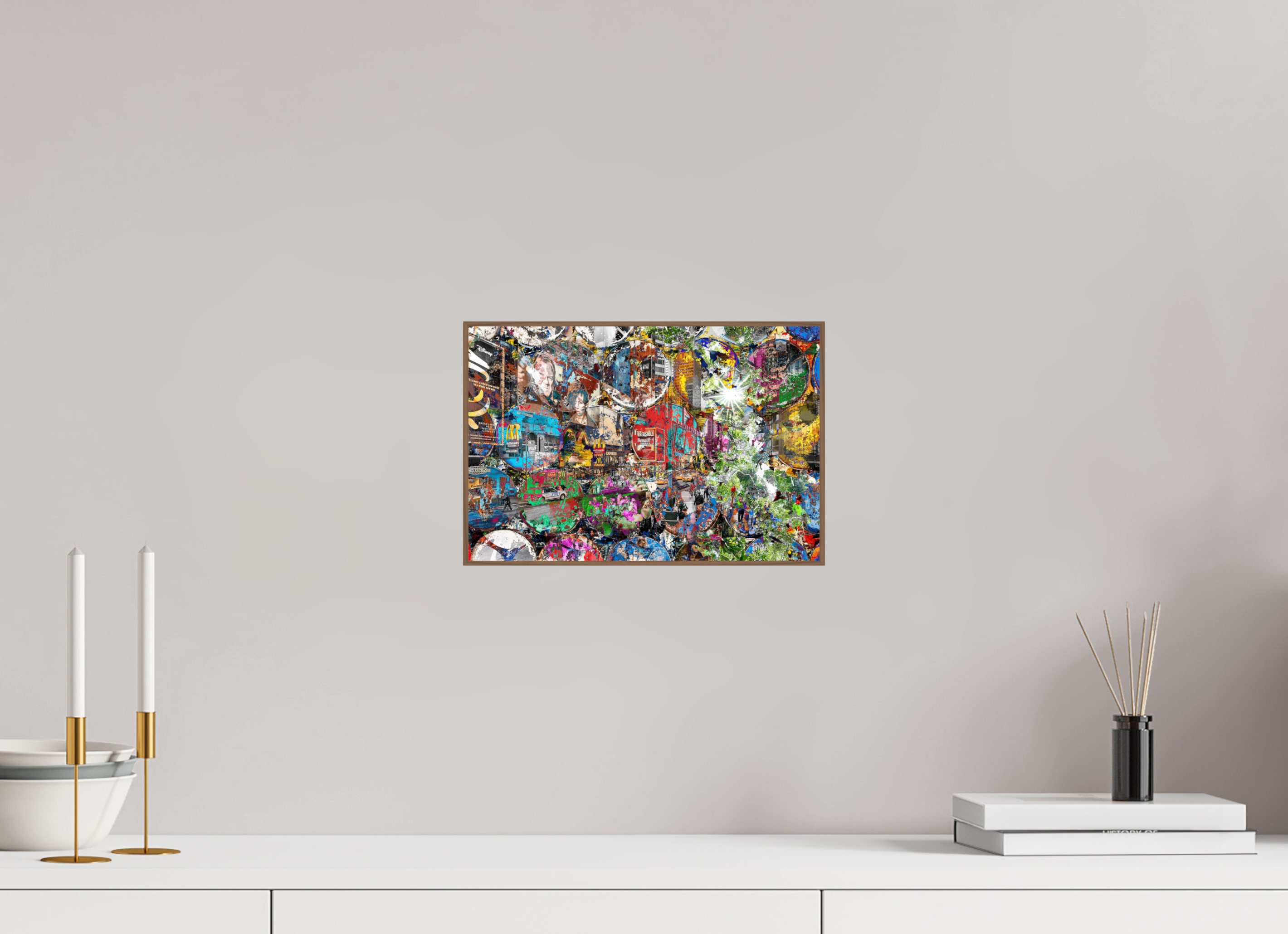 30 x 20 cm, Foto in ArtBox aus Massivholz Nussbaum RED³ HP Winston churchills boy I