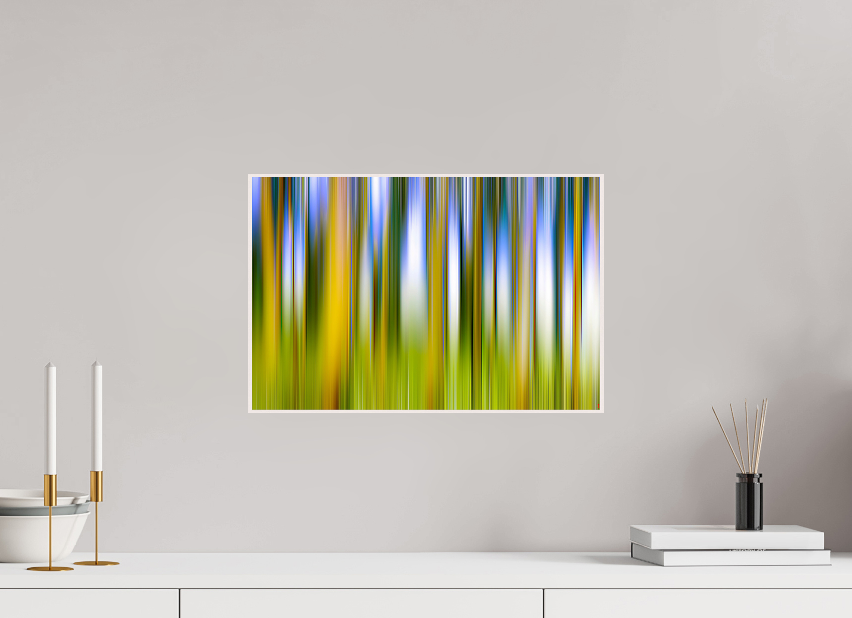 45 x 30 cm, Foto in ArtBox aus Massivholz Ahorn weiß RED³ PH Ayashe I